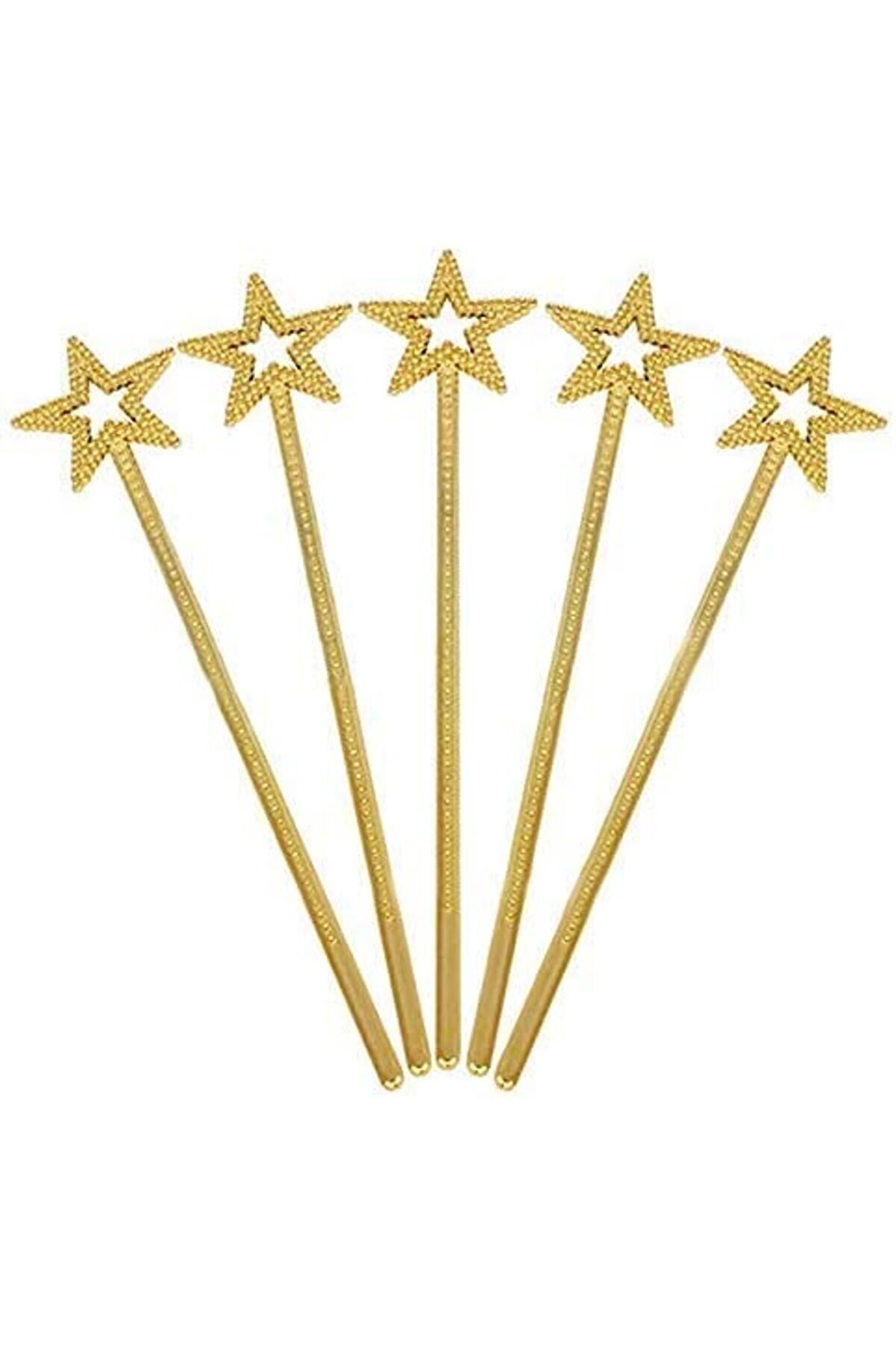 Go İthalat Altın Renk Yıldız Peri̇ Asası Peri̇ Değneği̇ 34 Cm 1 Adet (4457)