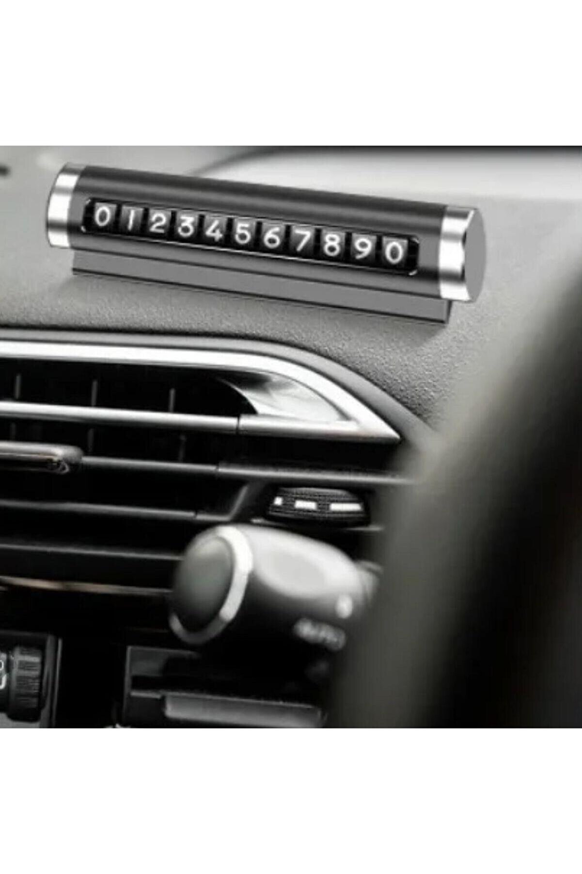 Go İthalat Al&uuml;mi̇nyum Kasa Si̇yah Renk &Ccedil;evi̇rmeli̇ Ara&ccedil; I&ccedil;i̇ Telefon Numarat&ouml;r&uuml; Park Oto Numarat&ouml;r&uuml; (4674)