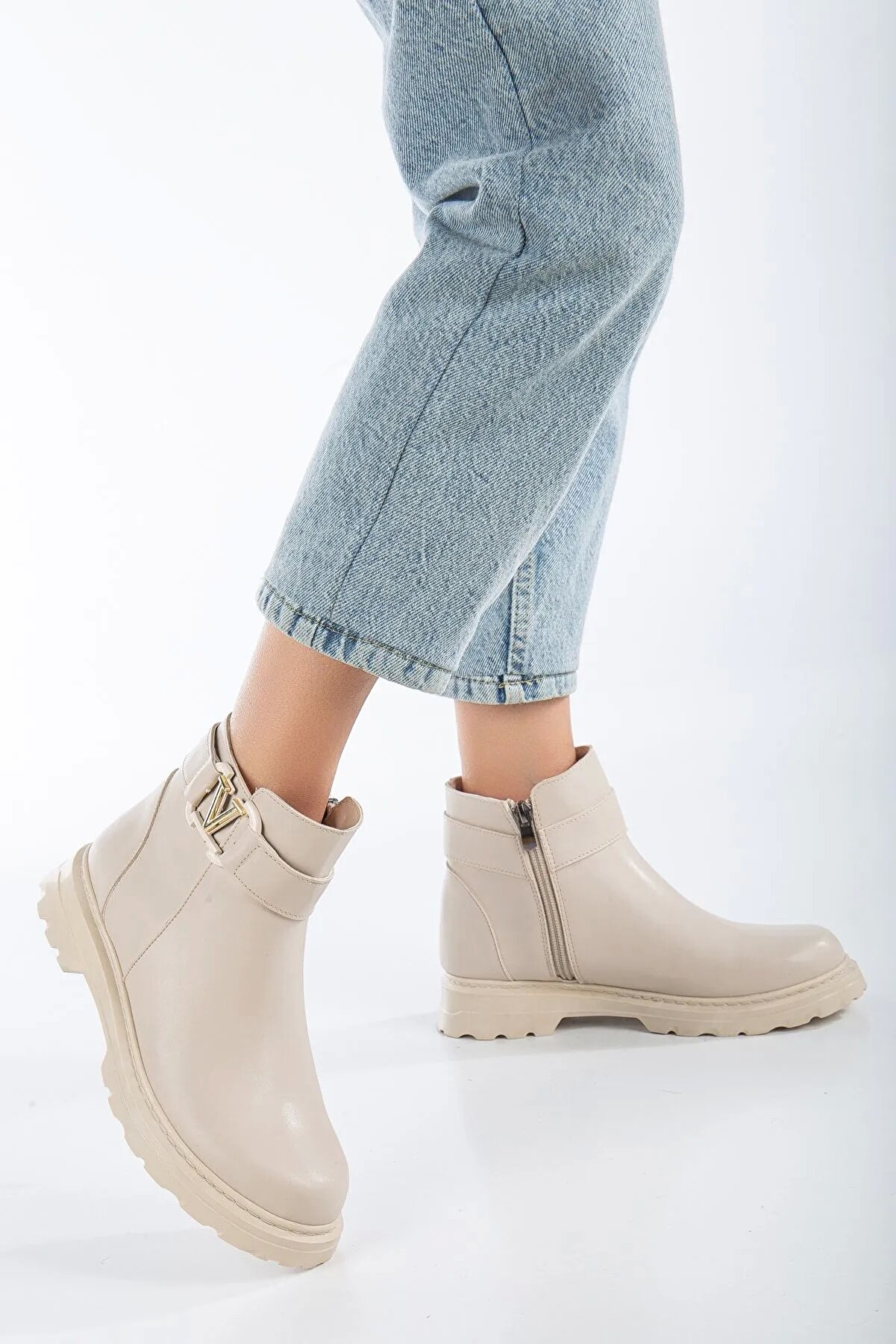 Gult Kadın Günlük Bot Bej