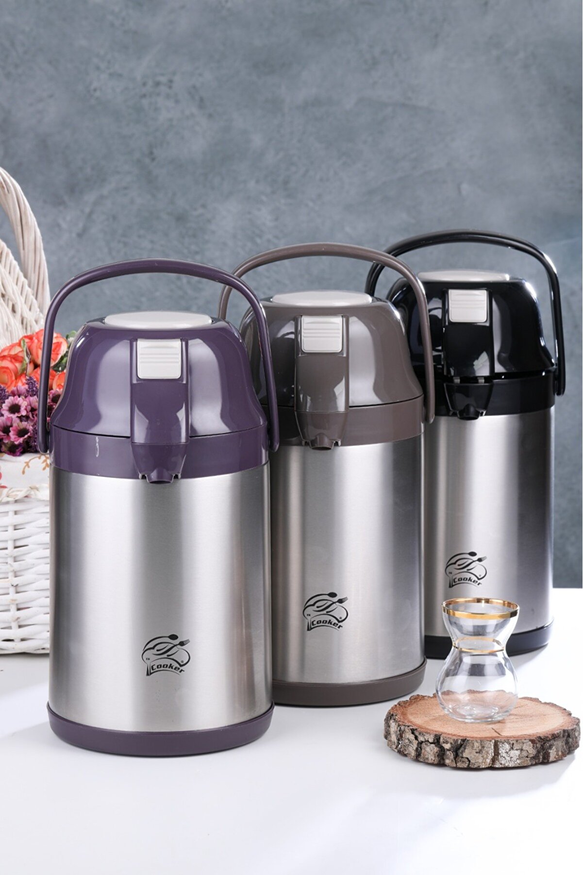 Ethab Ti̇caret Ckr-2007 2.5Lt Pompalı &Ccedil;eli̇k Termos (4457)