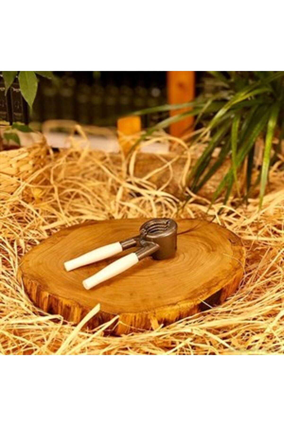 Go İthalat Metal Fındık Kıracak Beyaz Saplı (4457)