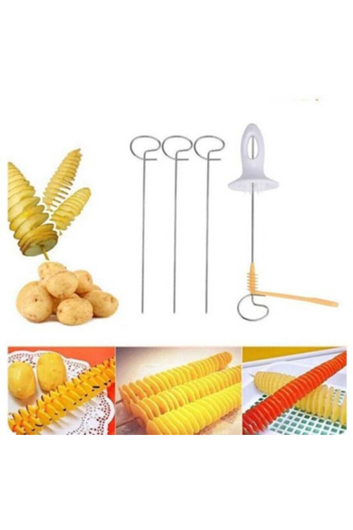 Go İthalat Spi̇ral Patates Di̇li̇mleyi̇ci̇ (4457)