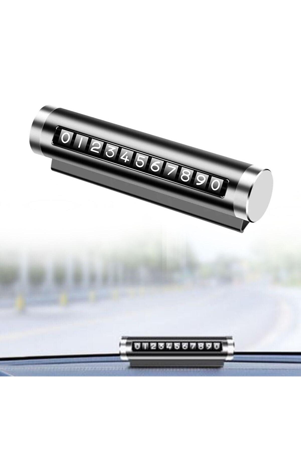 Go İthalat Al&uuml;mi̇nyum Kasa Si̇yah Renk &Ccedil;evi̇rmeli̇ Ara&ccedil; I&ccedil;i̇ Telefon Numarat&ouml;r&uuml; Park Oto Numarat&ouml;r&uuml; (4674)