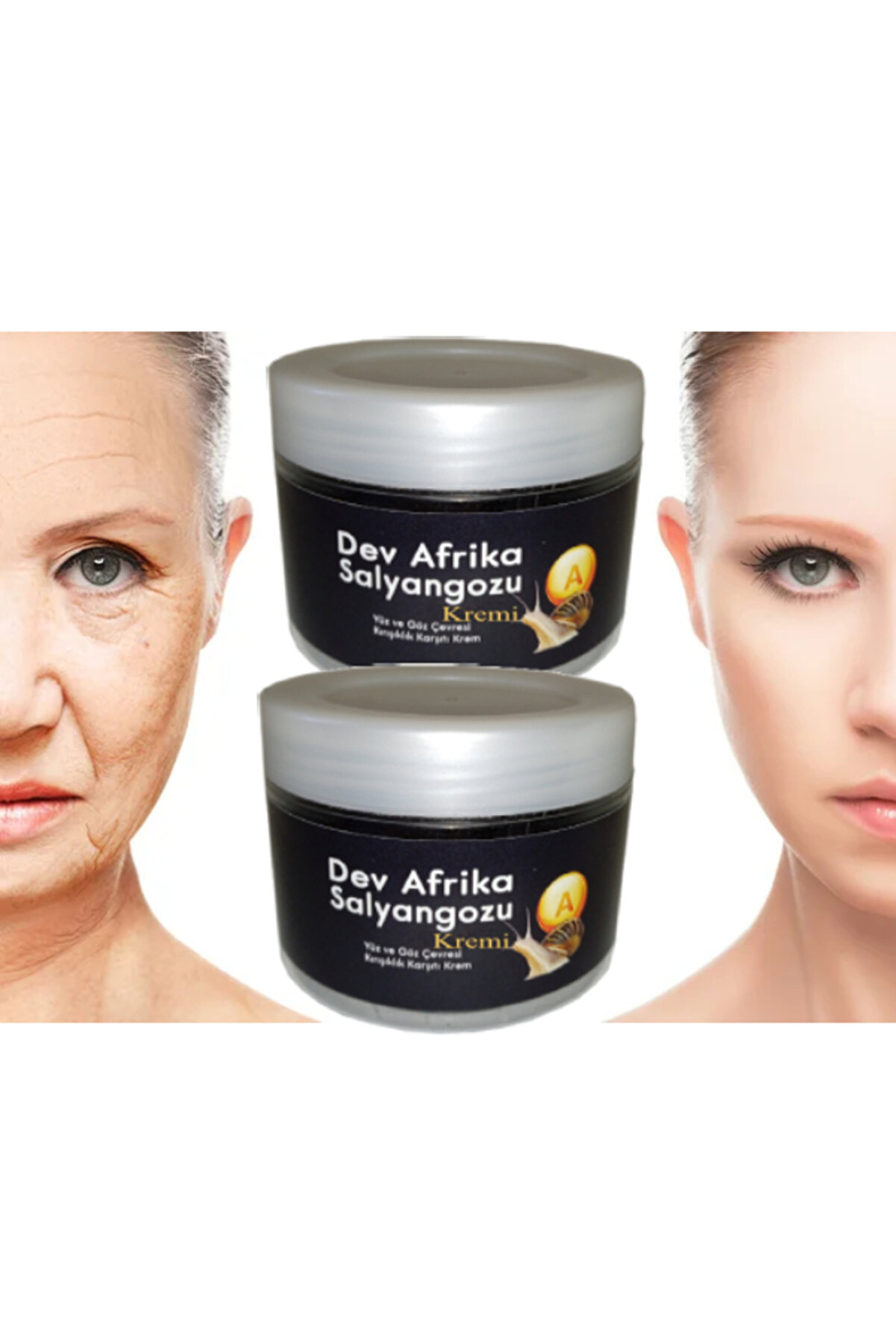 Asimox Dev Afrika Salyangoz Yüzde Karısıklık Karsıtı Bakım Kremi 100 ml X 2 adet