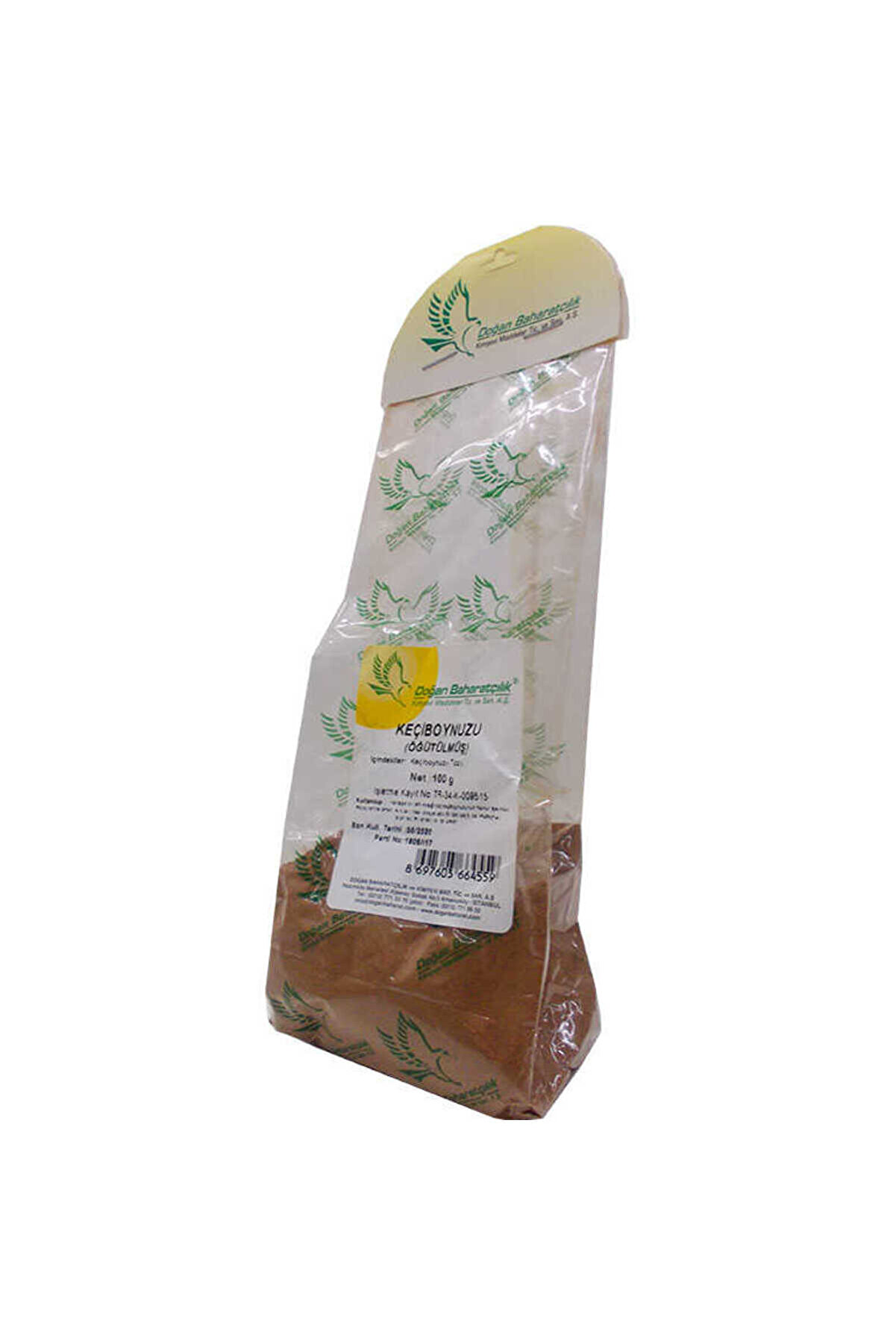 Bi̇lfold Ke&ccedil;i̇boynuzu Unu Harnup Unu &Ouml;ğ&uuml;t&uuml;lm&uuml;ş Doğal 100 Gr Paket