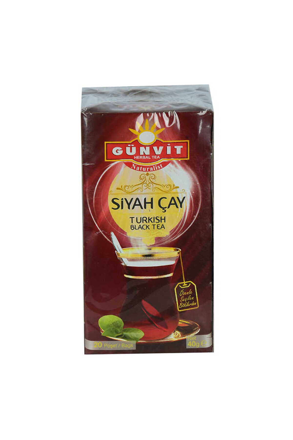 Ethab Ti̇caret Si̇yah &Ccedil;ay 2 Gr X 20 S&uuml;zen Poşet 40 Gr