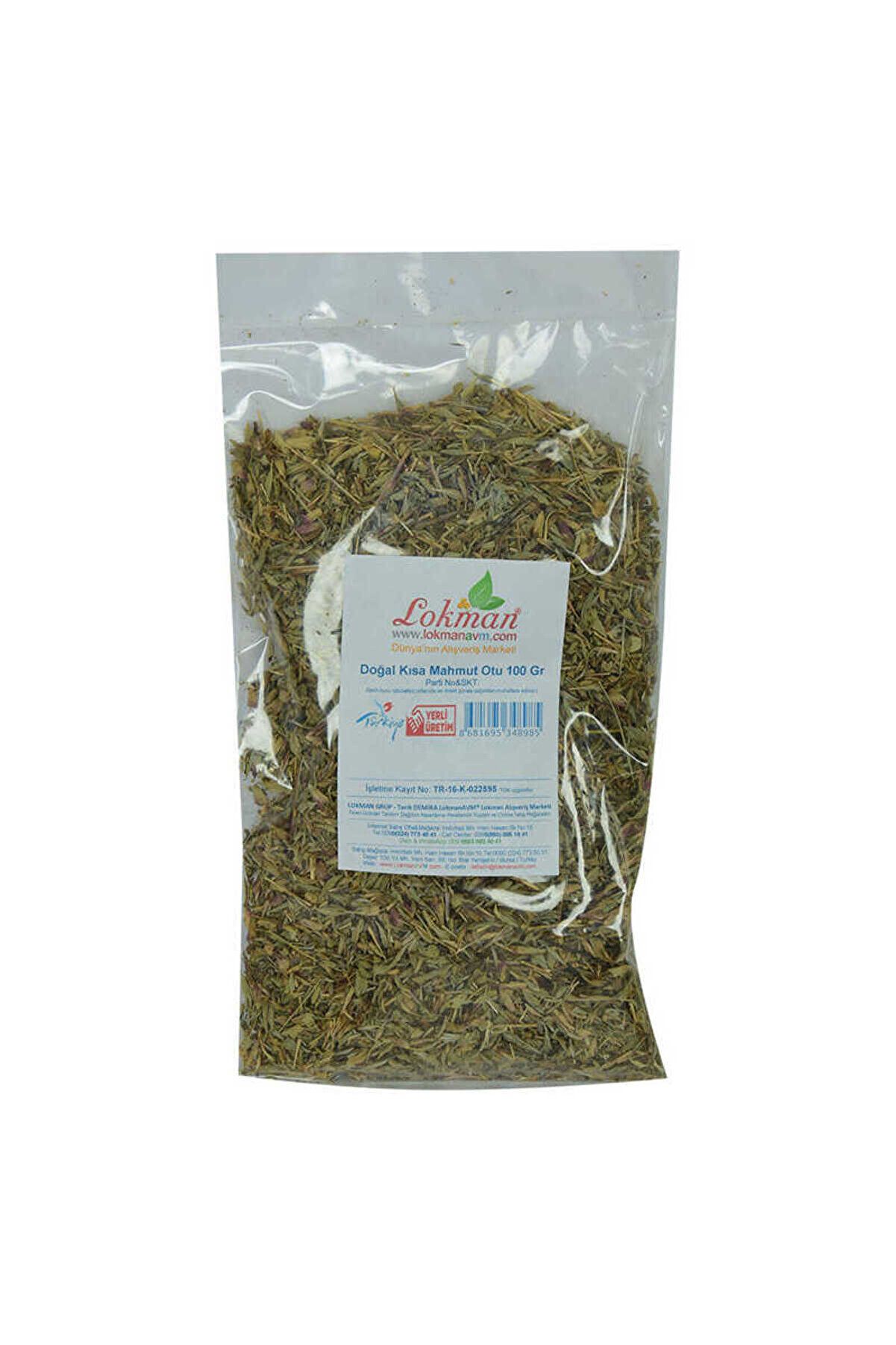 Ethab Ti̇caret Kısa Mahmut Otu Doğal 100 Gr Paket