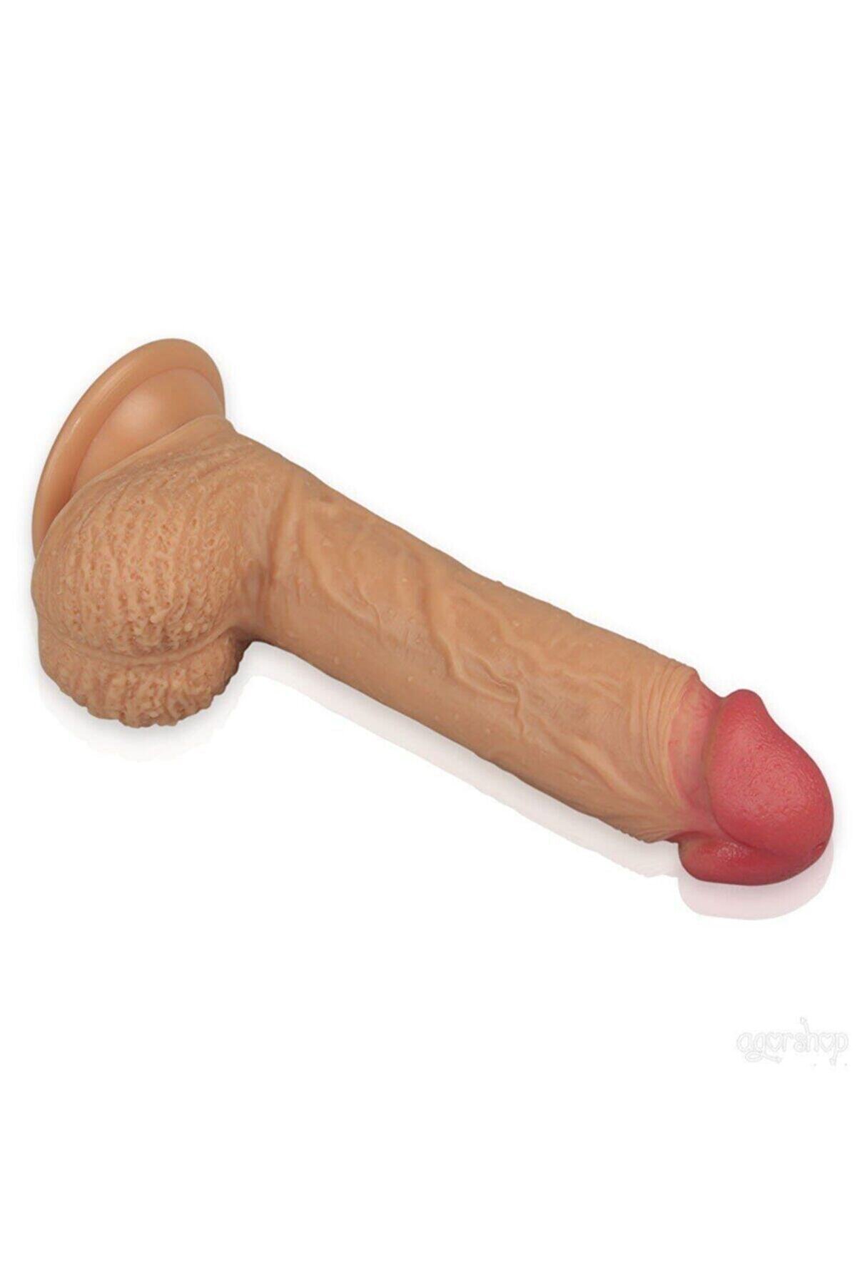 Meyrabest Ekstra Yumuşak &Ouml;zel &Ccedil;i̇ft Dokulu Reali̇sti̇k Peni̇s 21 Cm