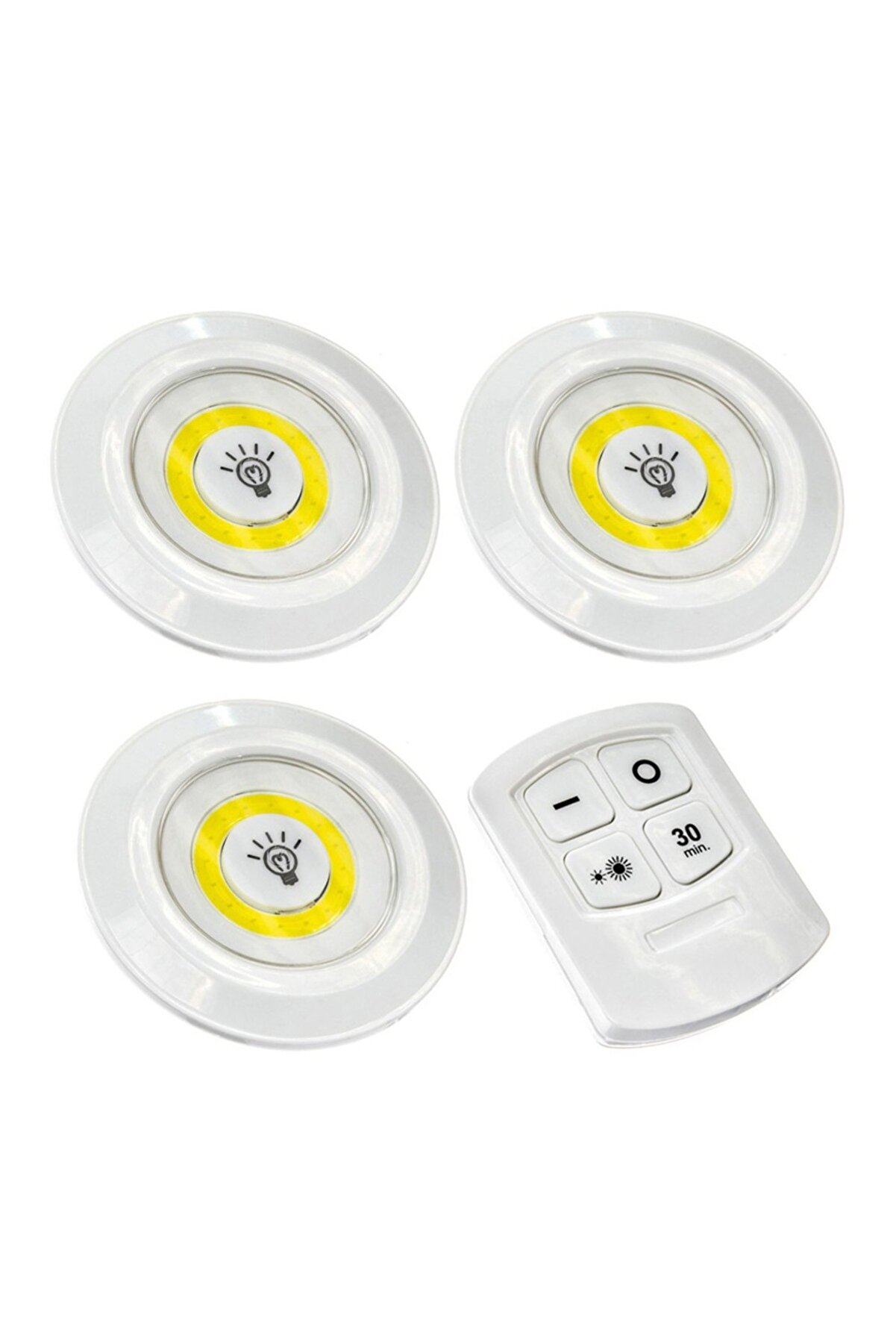 Go İthalat Uzaktan Kumandalı Yapışkanlı Led Spot Lamba (4457)