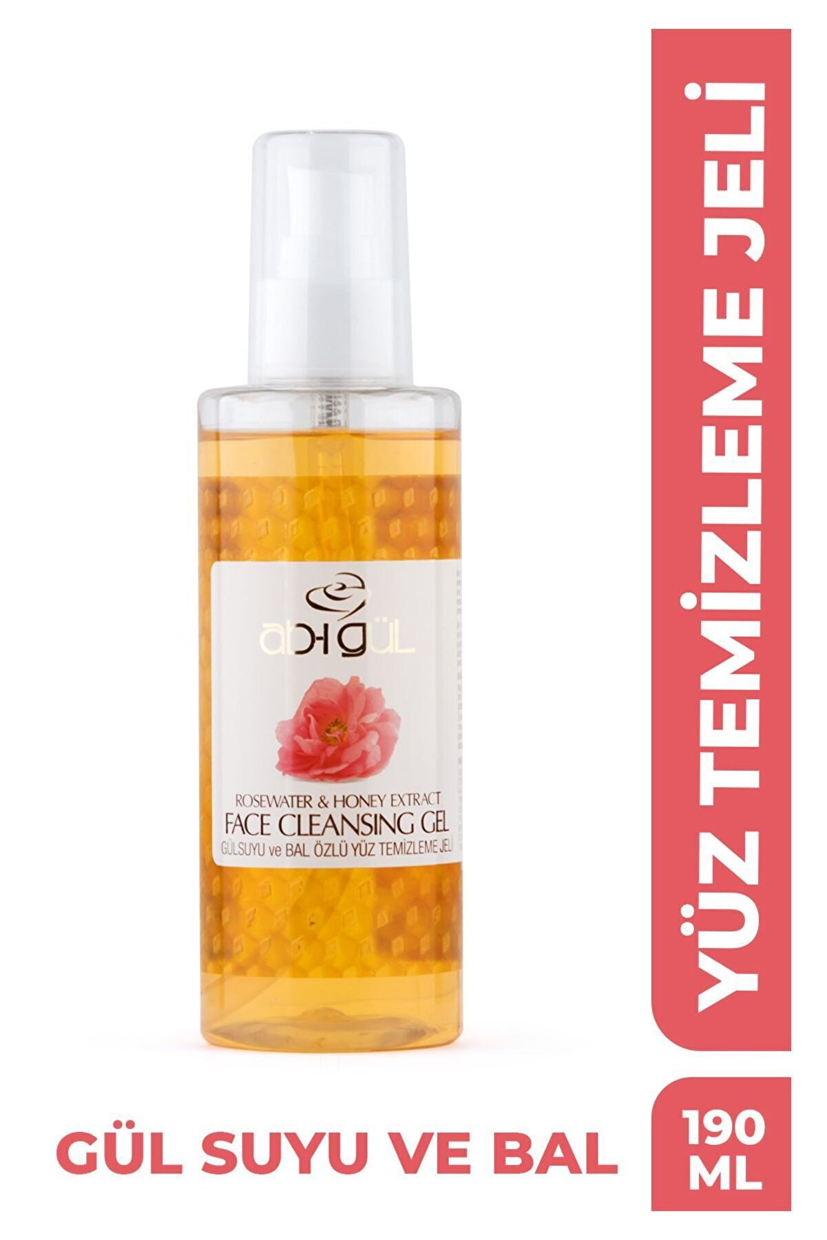 Ab-ı Gül Gül Suyu Ve Bal Özlü Yüz Temizleme Jeli 190 ml