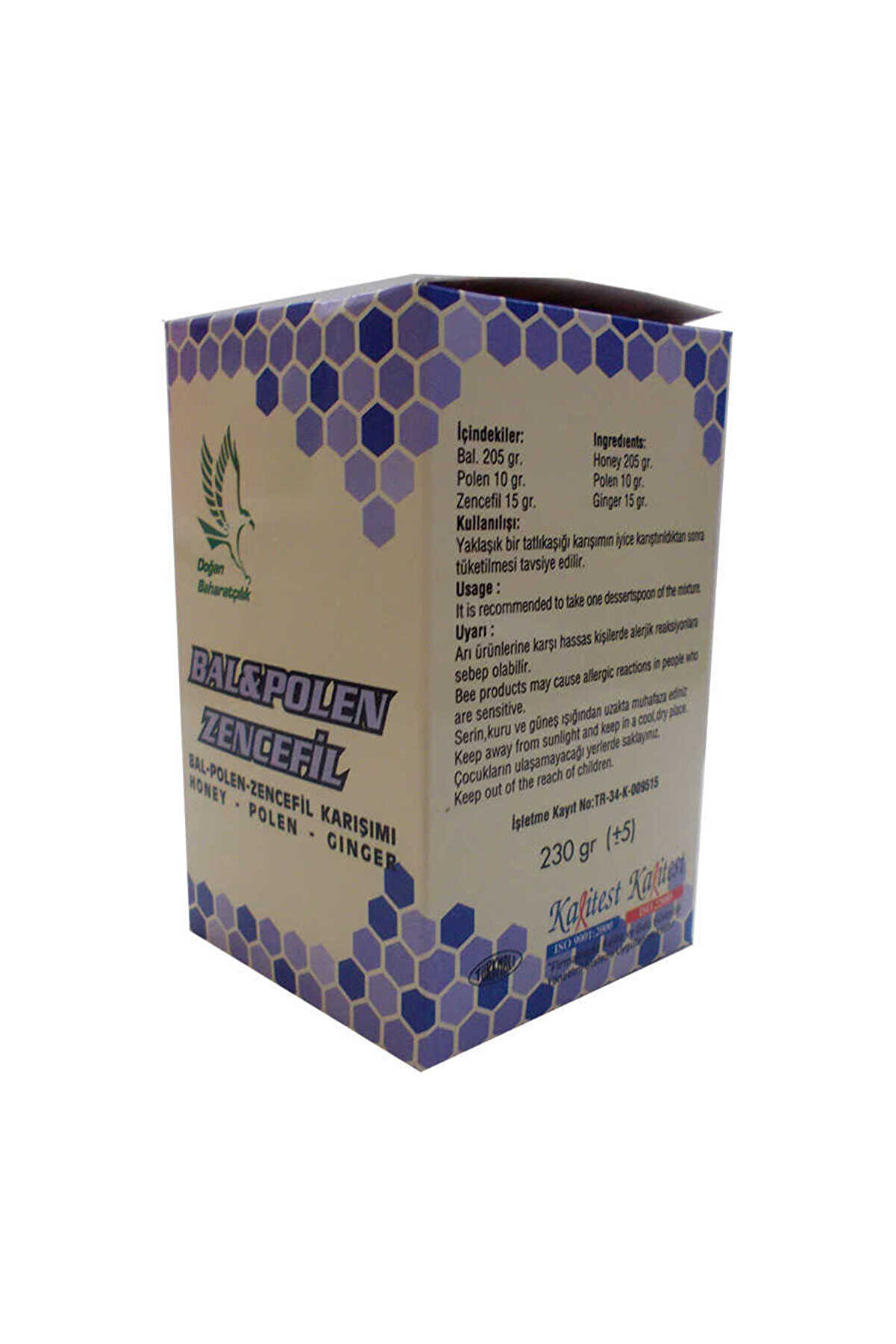 Bi̇lfold Bal Polen Zencefi̇l Karışımı 230 Gr