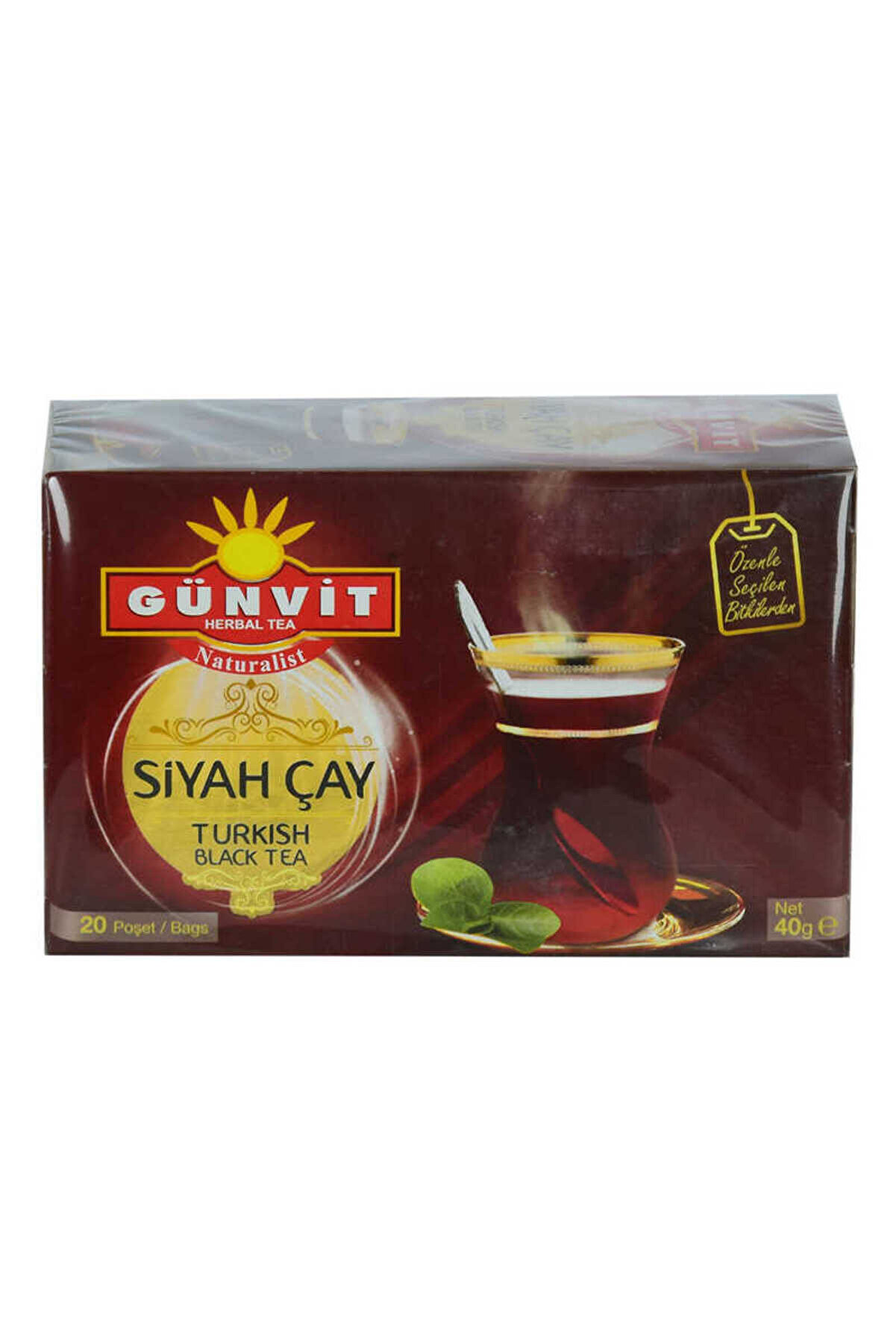 Ethab Ti̇caret Si̇yah &Ccedil;ay 2 Gr X 20 S&uuml;zen Poşet 40 Gr