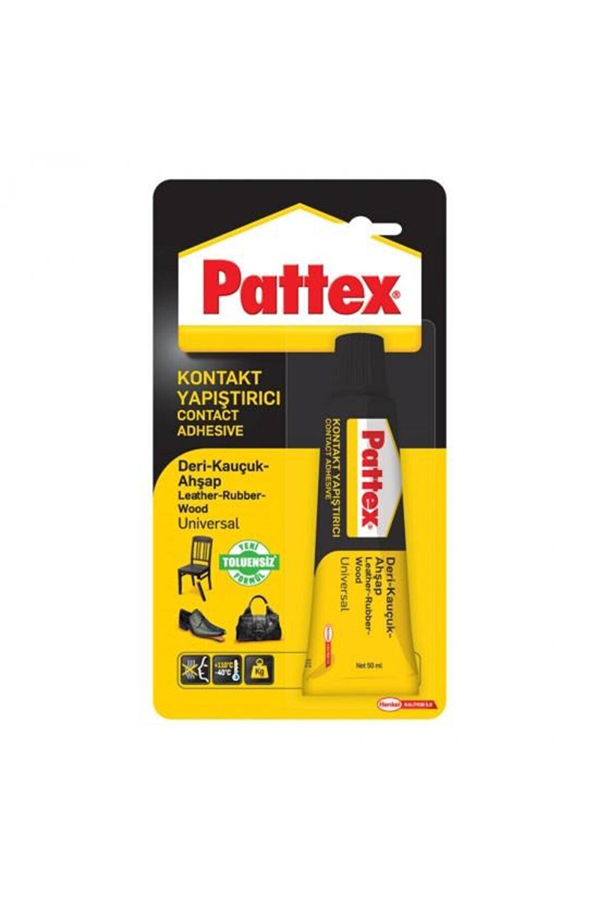 Pattex Contact Li̇qui̇d Deri̇ Kauçuk Ahşap Yapıştırıcı 50 Gram 1419315