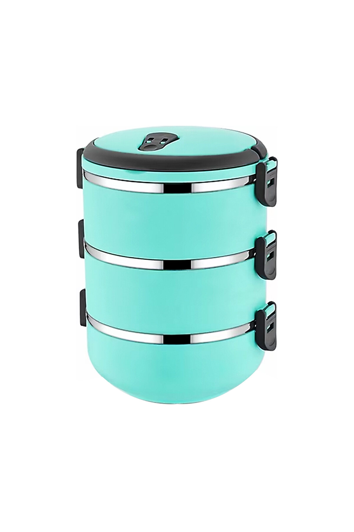 Go İthalat Turkuaz 3L&uuml; Sefer Tası Saklama Kabı 1.8Lt (4457)