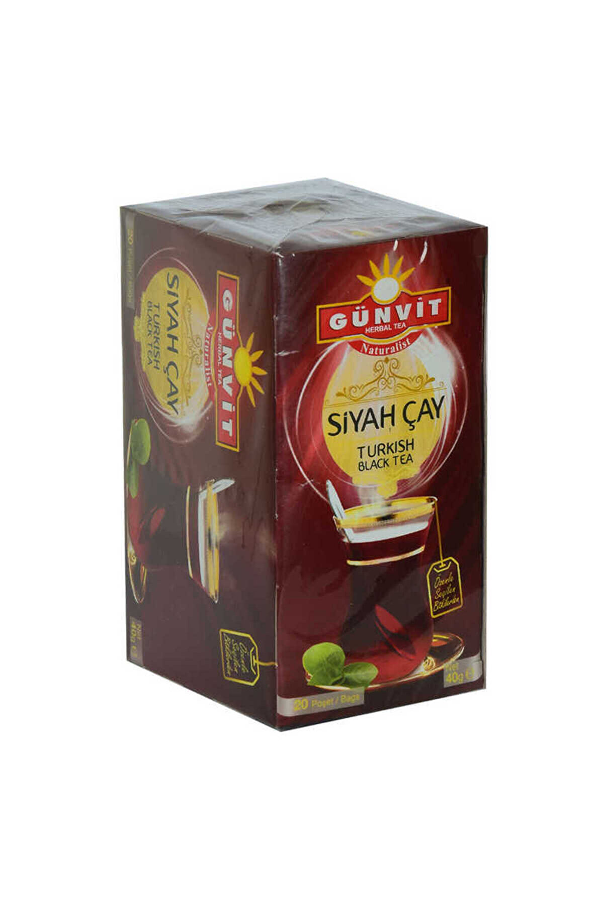 Ethab Ti̇caret Si̇yah &Ccedil;ay 2 Gr X 20 S&uuml;zen Poşet 40 Gr