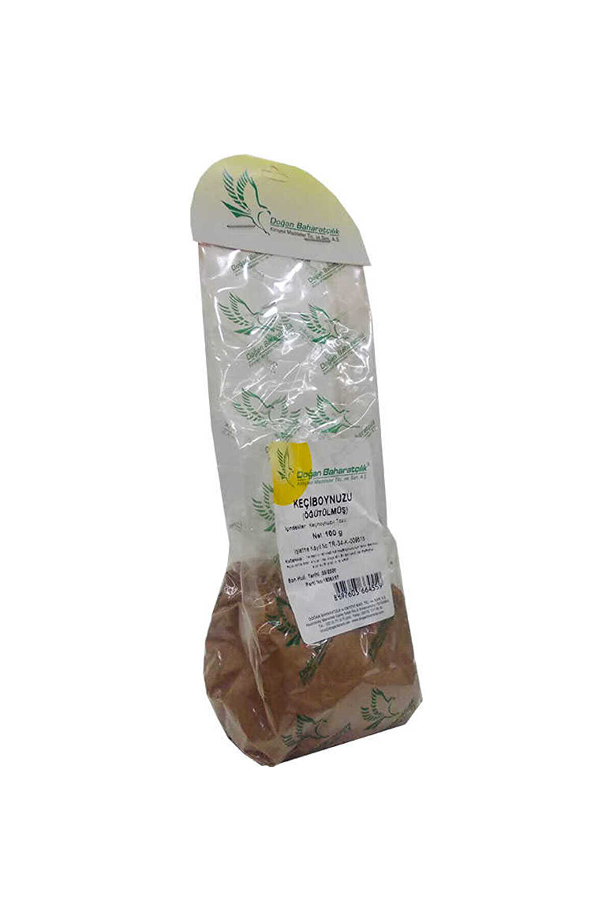 Bi̇lfold Ke&ccedil;i̇boynuzu Unu Harnup Unu &Ouml;ğ&uuml;t&uuml;lm&uuml;ş Doğal 100 Gr Paket