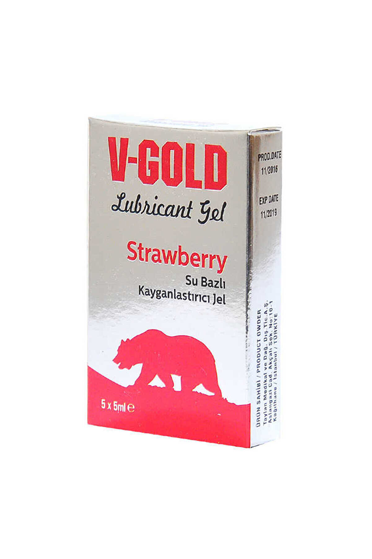 Bi̇lfold Kayganlaştırıcı Jel Strawberry 5 Ml X 5Li̇