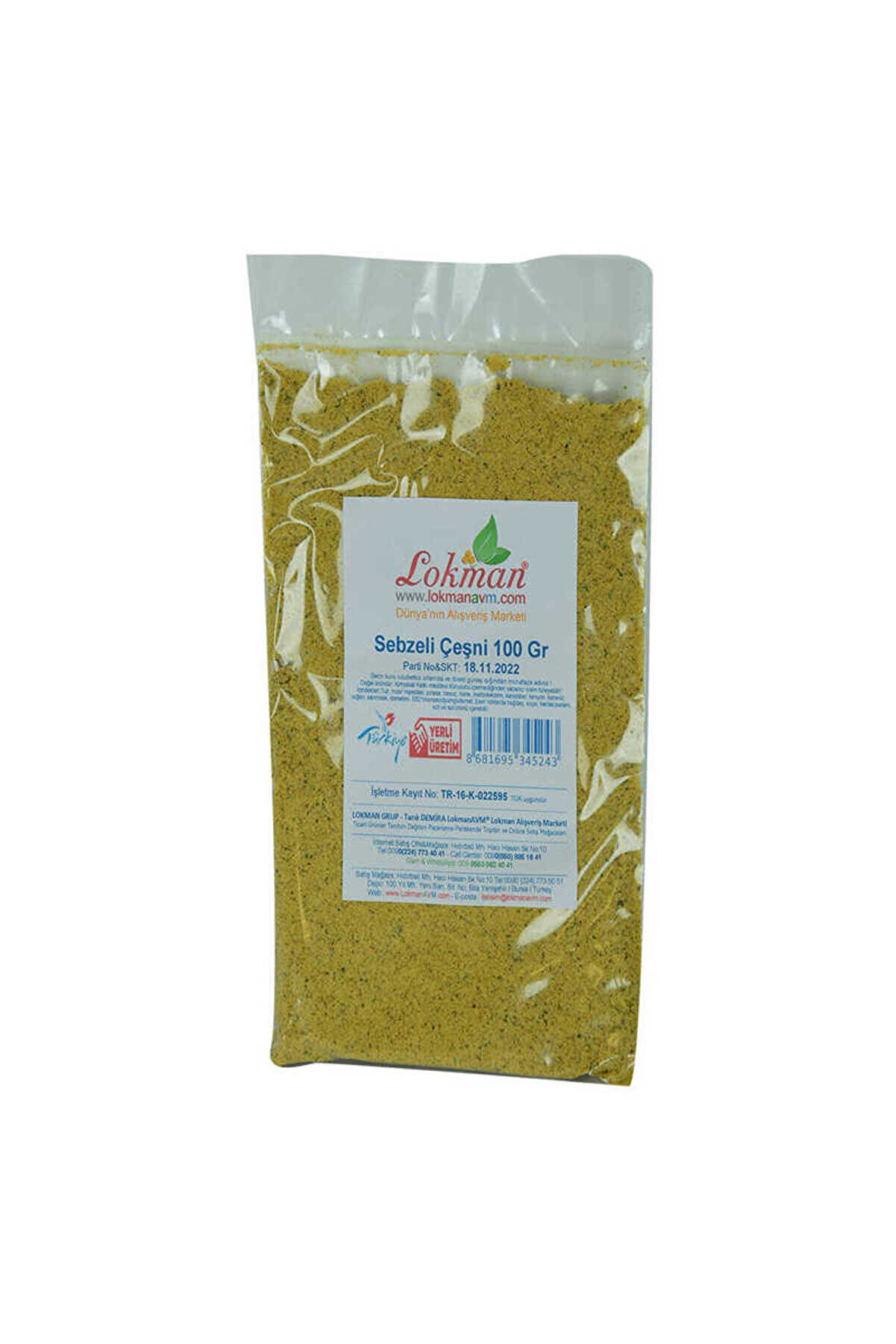 Se&ccedil;ki̇n Trend Sebzeli̇ &Ccedil;eşni̇ Karışık Magi̇ Baharatı 100 Gr Paket