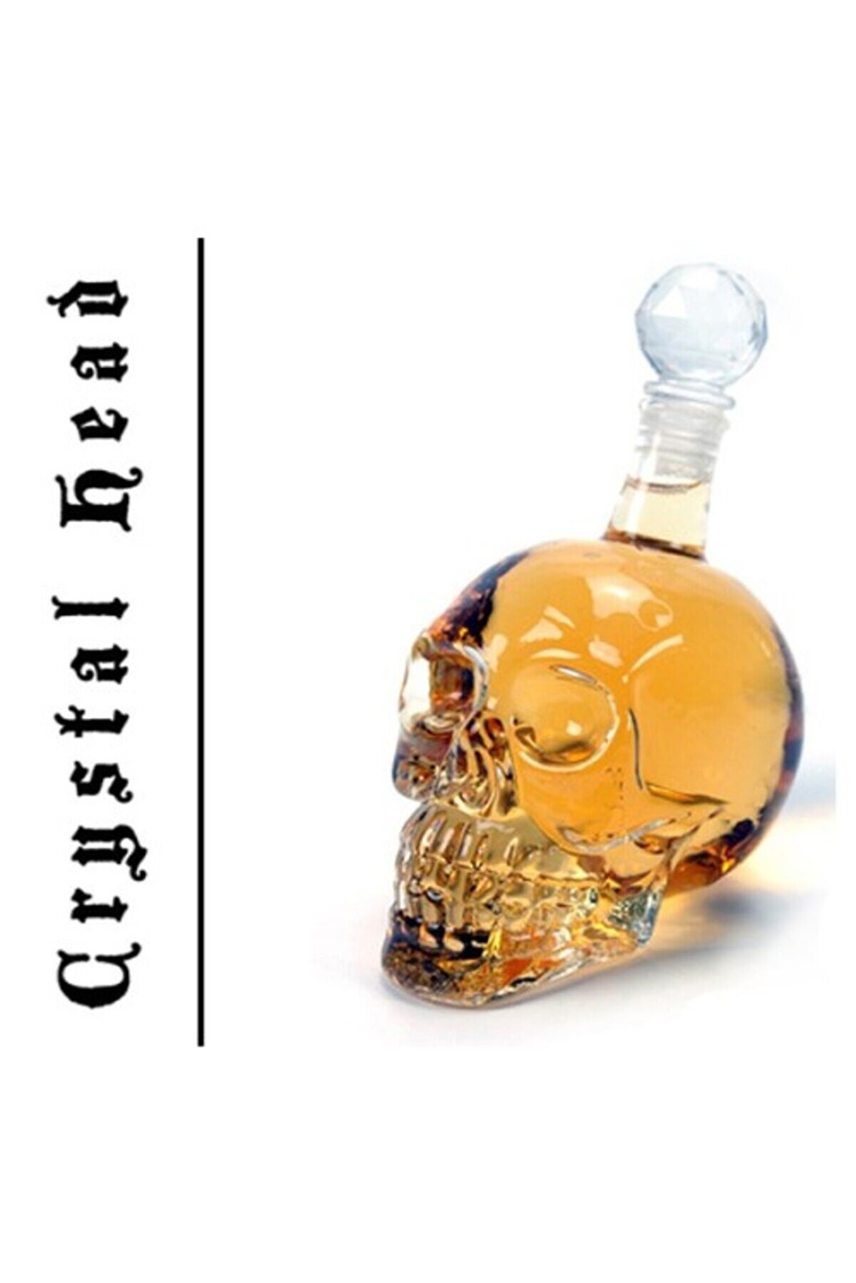 1000 Ml Crystal Head Kuru Kafa İçki̇ Şi̇şesi̇