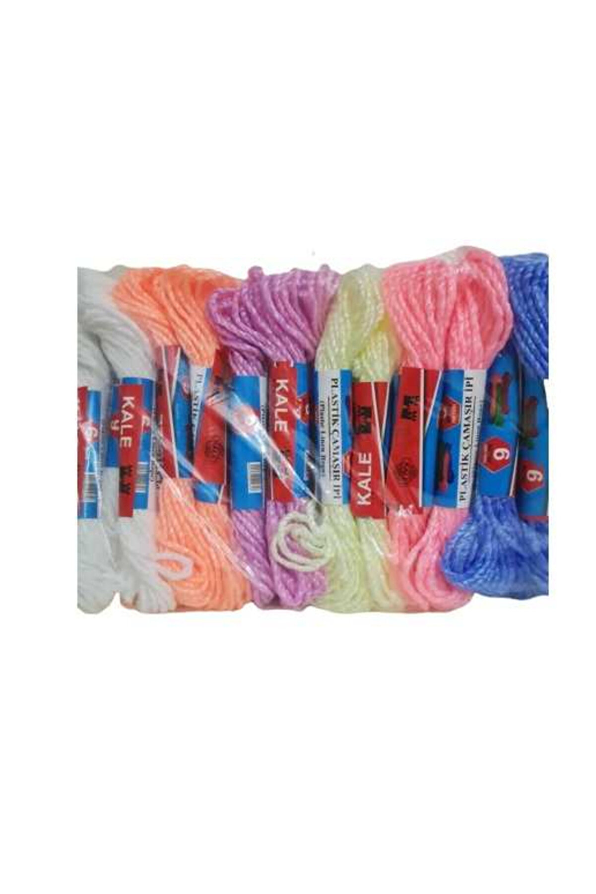 Go İthalat Kale Plasti̇k &Ccedil;amaşır İpi̇ 8 Metre 24 Adet (4457)
