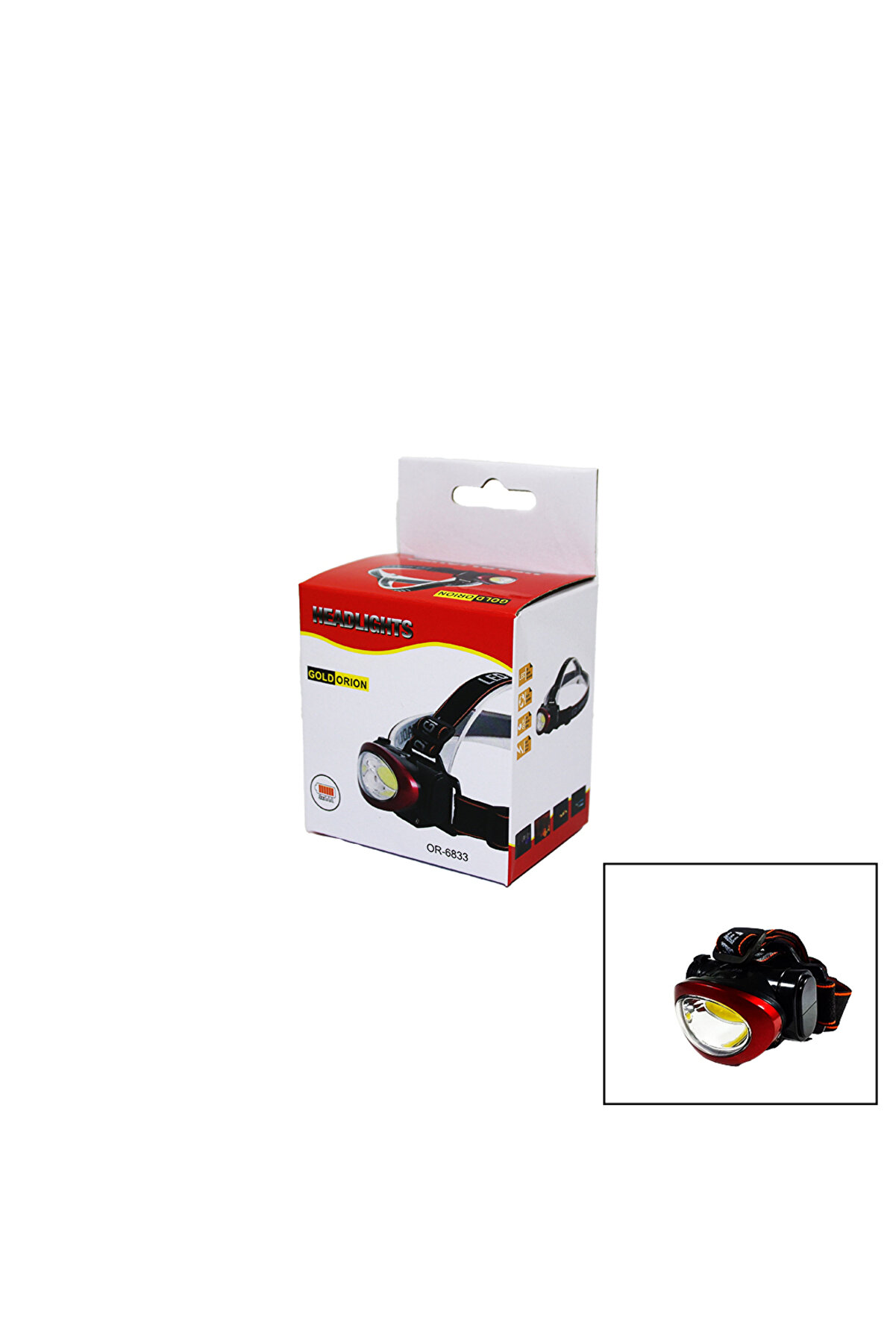 Go İthalat Pi̇lli̇ Kafa Lambası Oynar Başlı (4457)