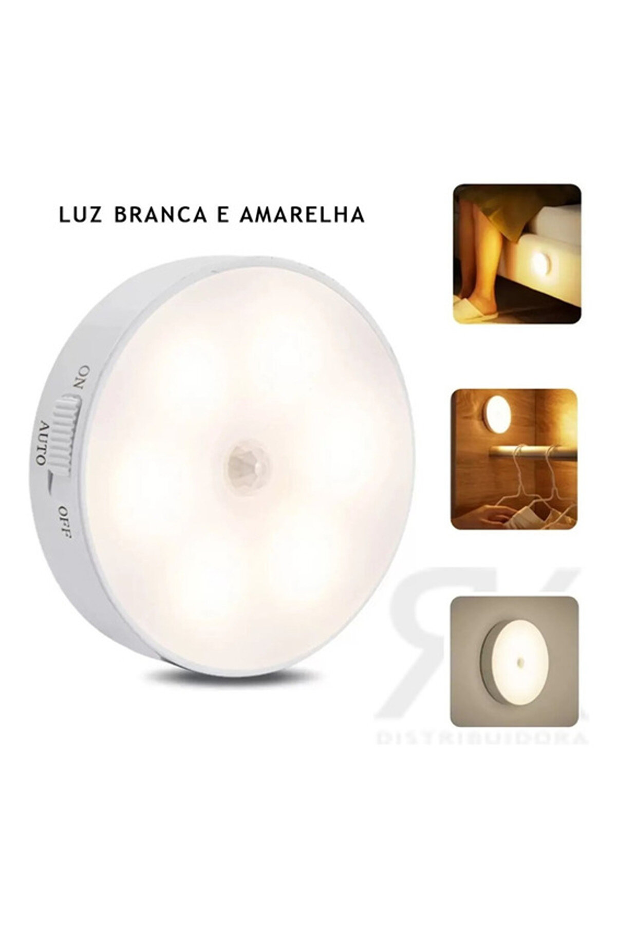 Go İthalat Hareket Sens&ouml;r&uuml; Dolap Altı Aydınlatması Usb Şarj Edi̇lebi̇li̇r Led (4457)