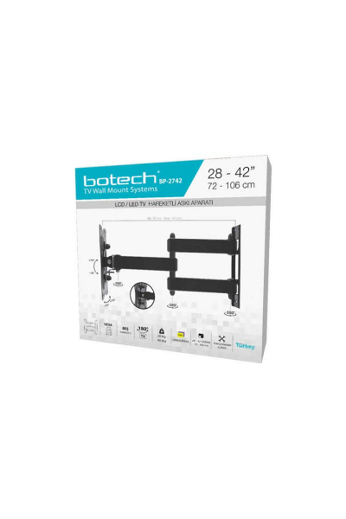 Go İthalat Bpt-2742 Hareketli̇ Tv Askı Aparat 72X106 (4457)