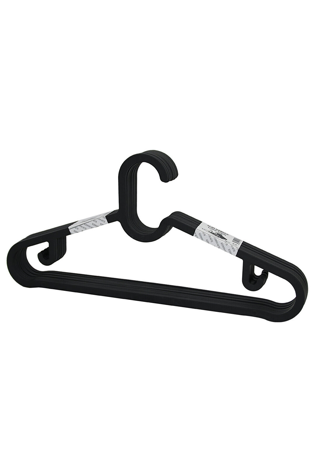 Go İthalat 10Pcs Plasti̇k - Antrasi̇t Gri̇ Elbi̇se Askısı (4457)