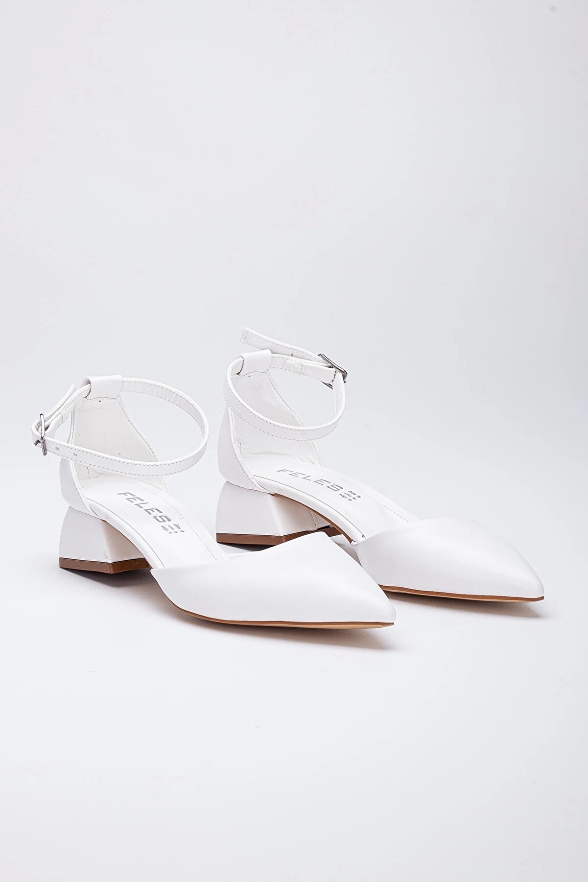 Gult Kadın 3 Cm Topuklu Günlük Yazlık Ayakkabı Beyaz