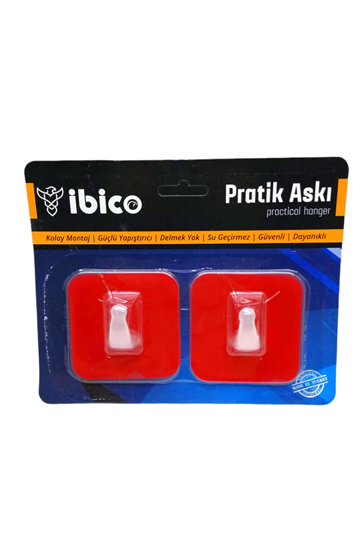 Go İthalat 2 Par&ccedil;a Prati̇k Yapışkan Askı (4457)