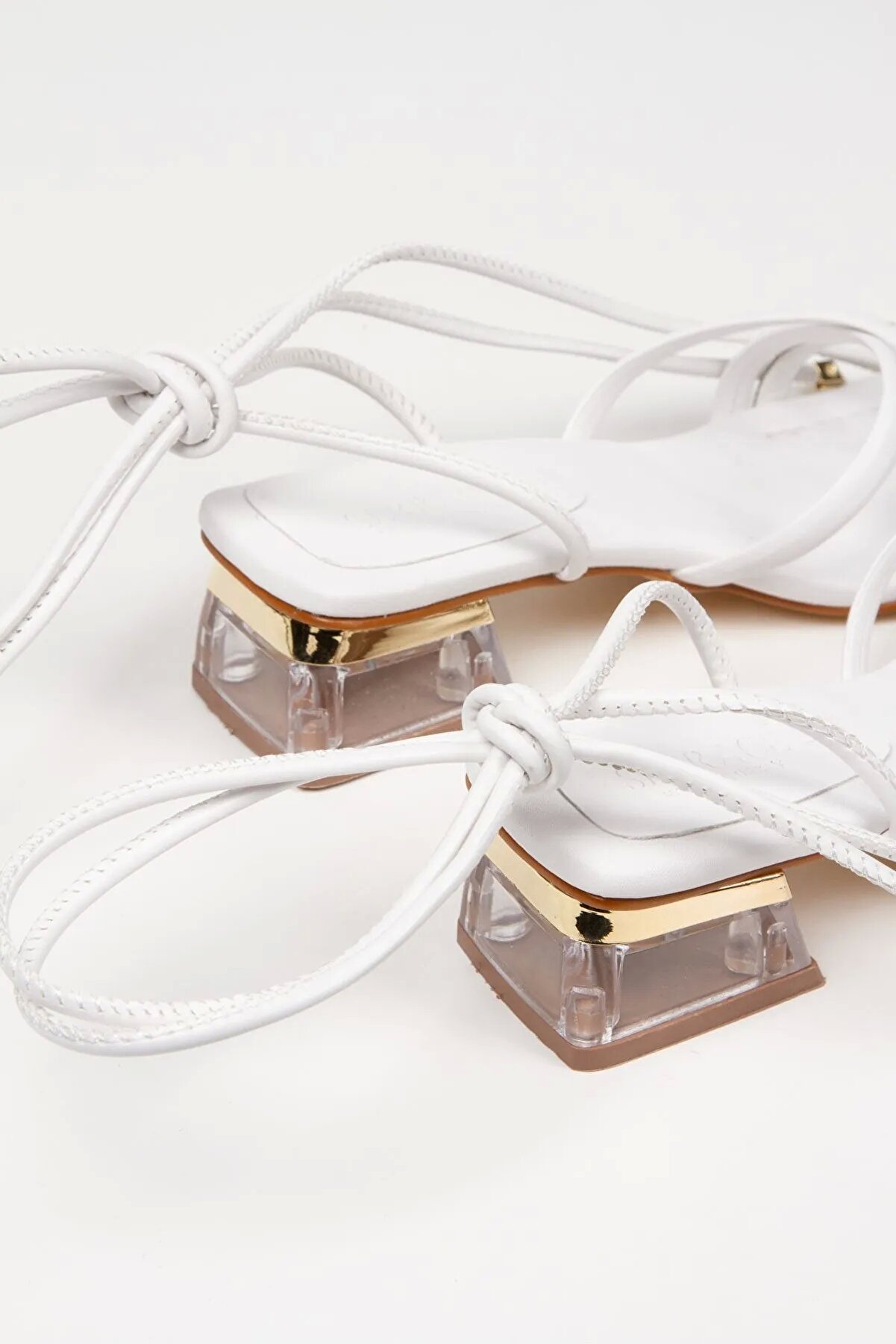 Gult Kadın Ipli̇ Ayakkabı Şeffaf