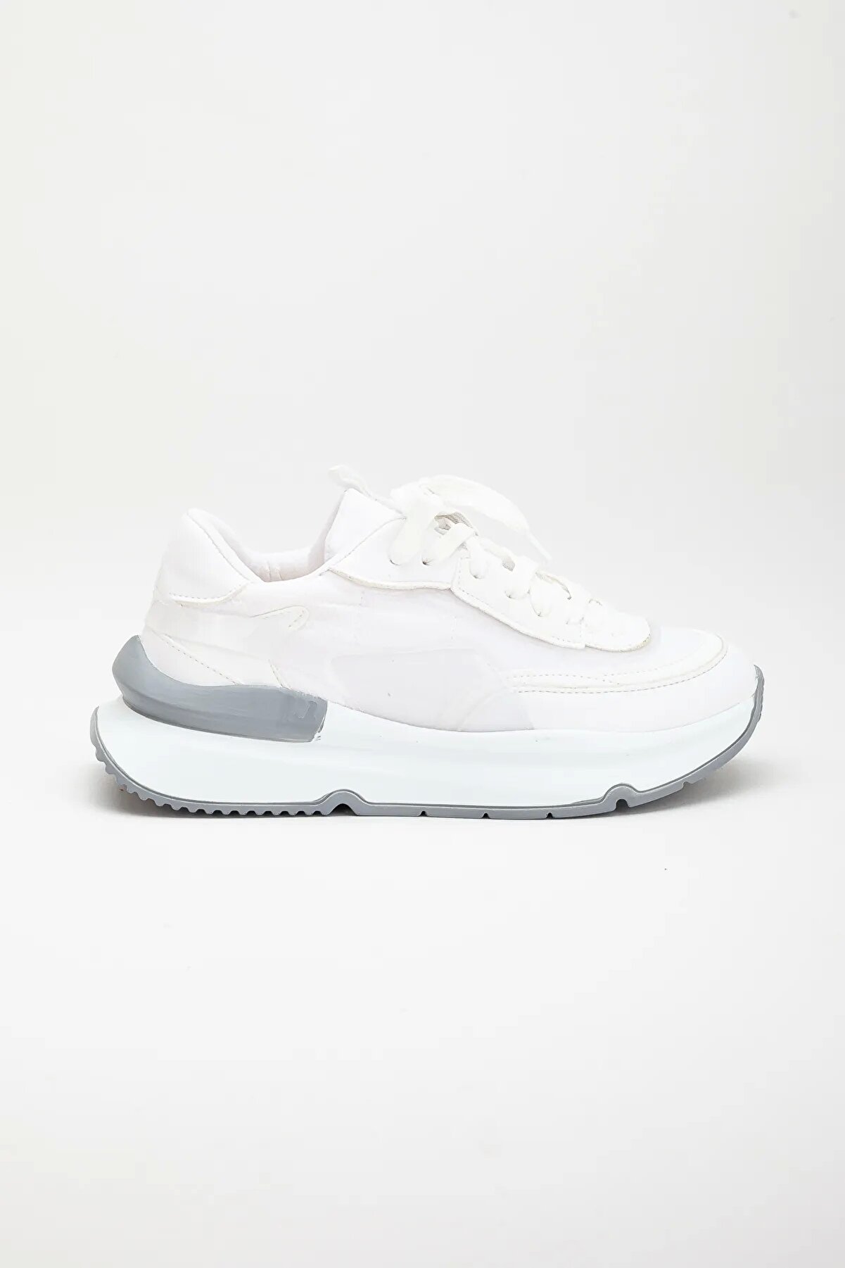 Gult Beyaz Kapi̇tone Detaysız Spor Ayakkabı