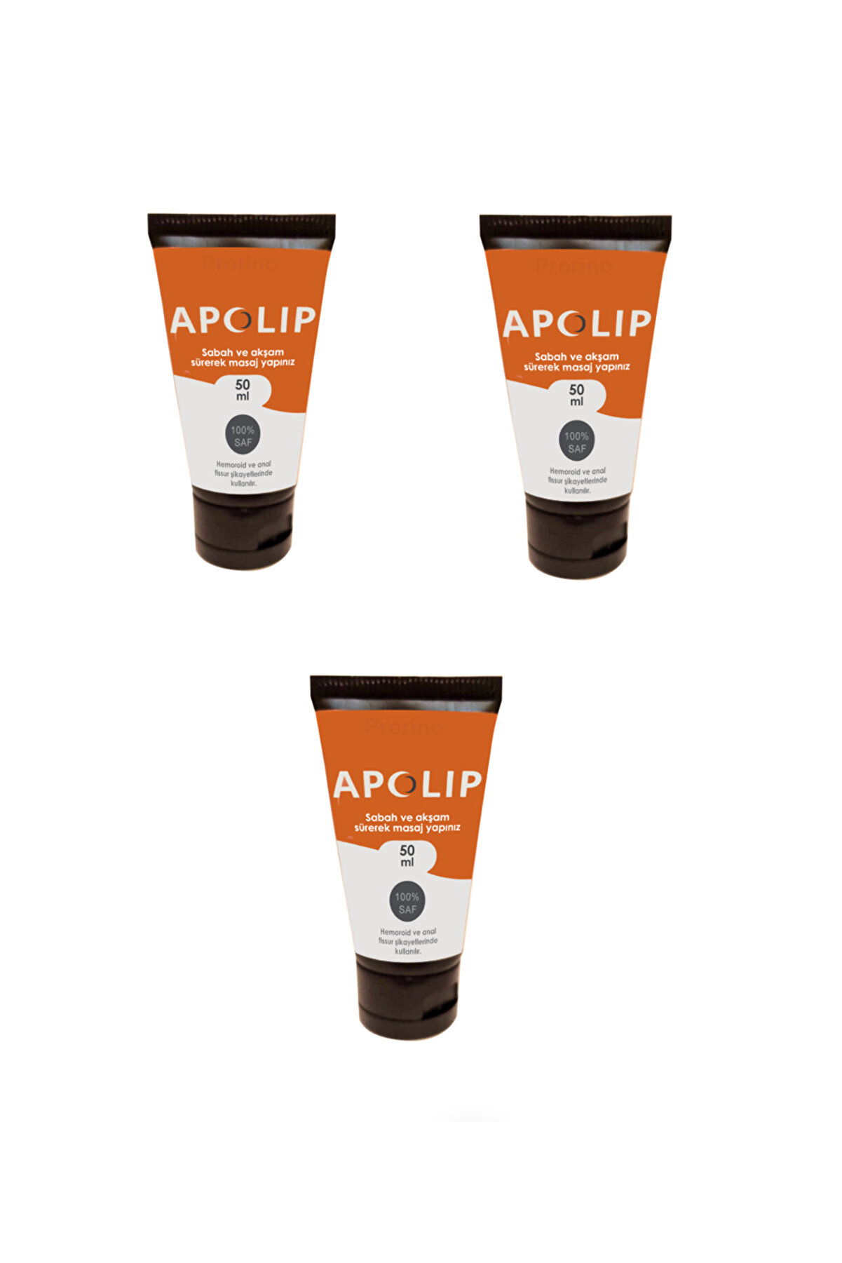 NovaBox Apolip Kremi 50ml 3 Adet / Apolip Hemorrhoid Cream 50ml 3 Pieces