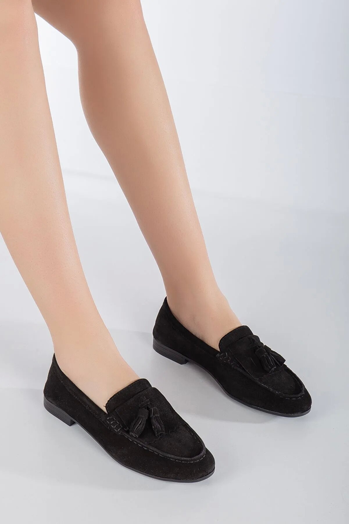 Gult Kadın Haki̇ki̇ Deri̇ Günlük Ayakkabı