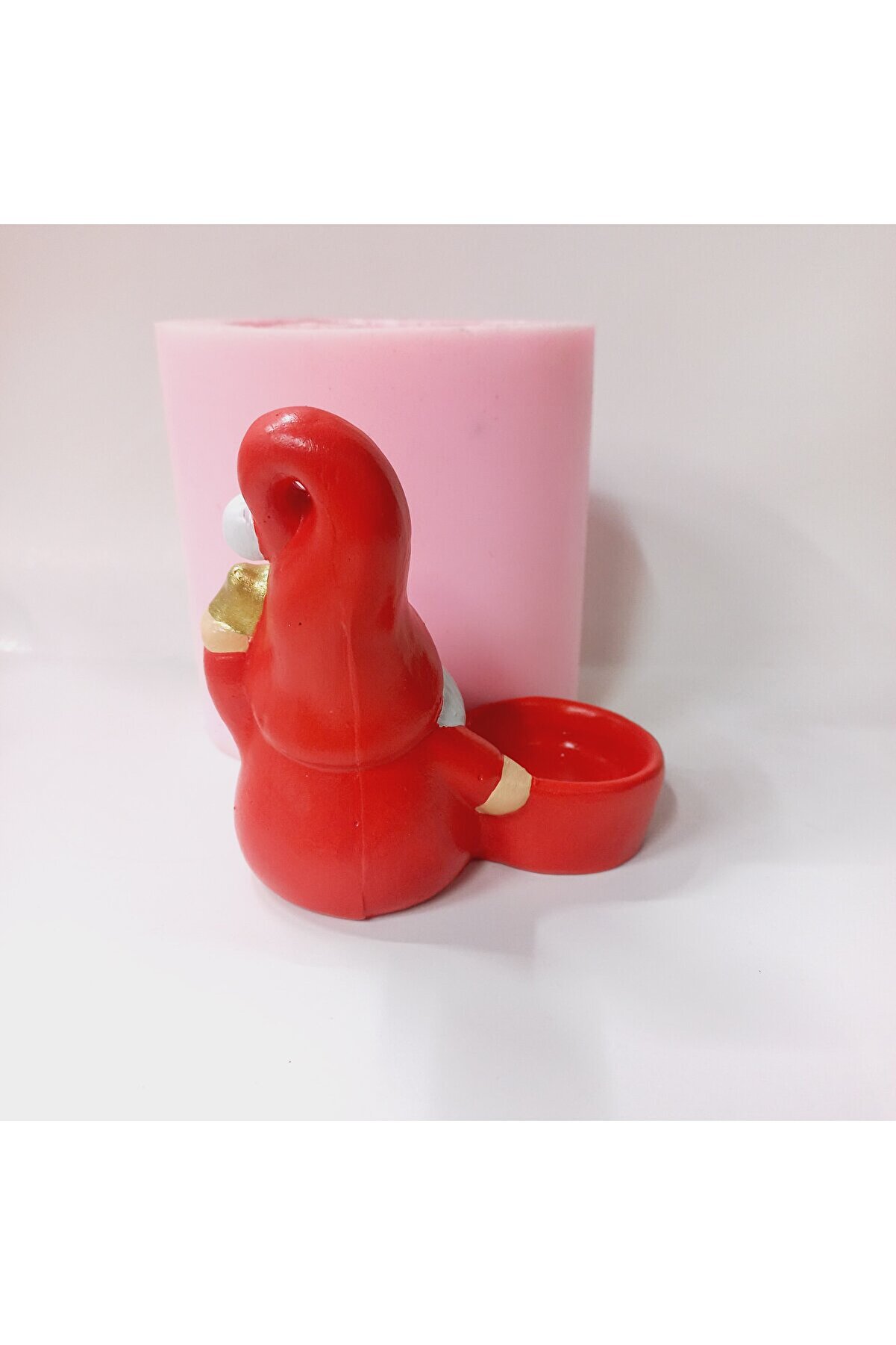 Kalıpcınızburada Noel Baba Teali̇ght  Mumluk Si̇li̇kon Kalıp - K7537