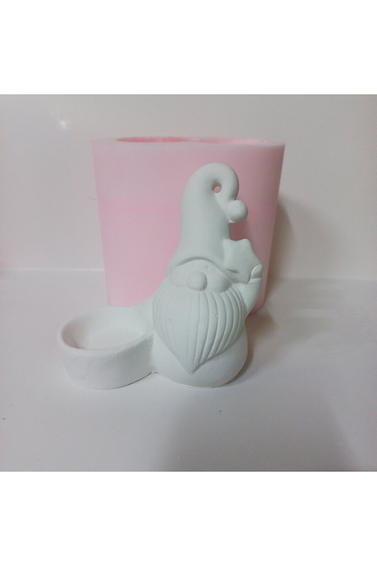 Kalıpcınızburada Noel Baba Teali̇ght  Mumluk Si̇li̇kon Kalıp - K7537