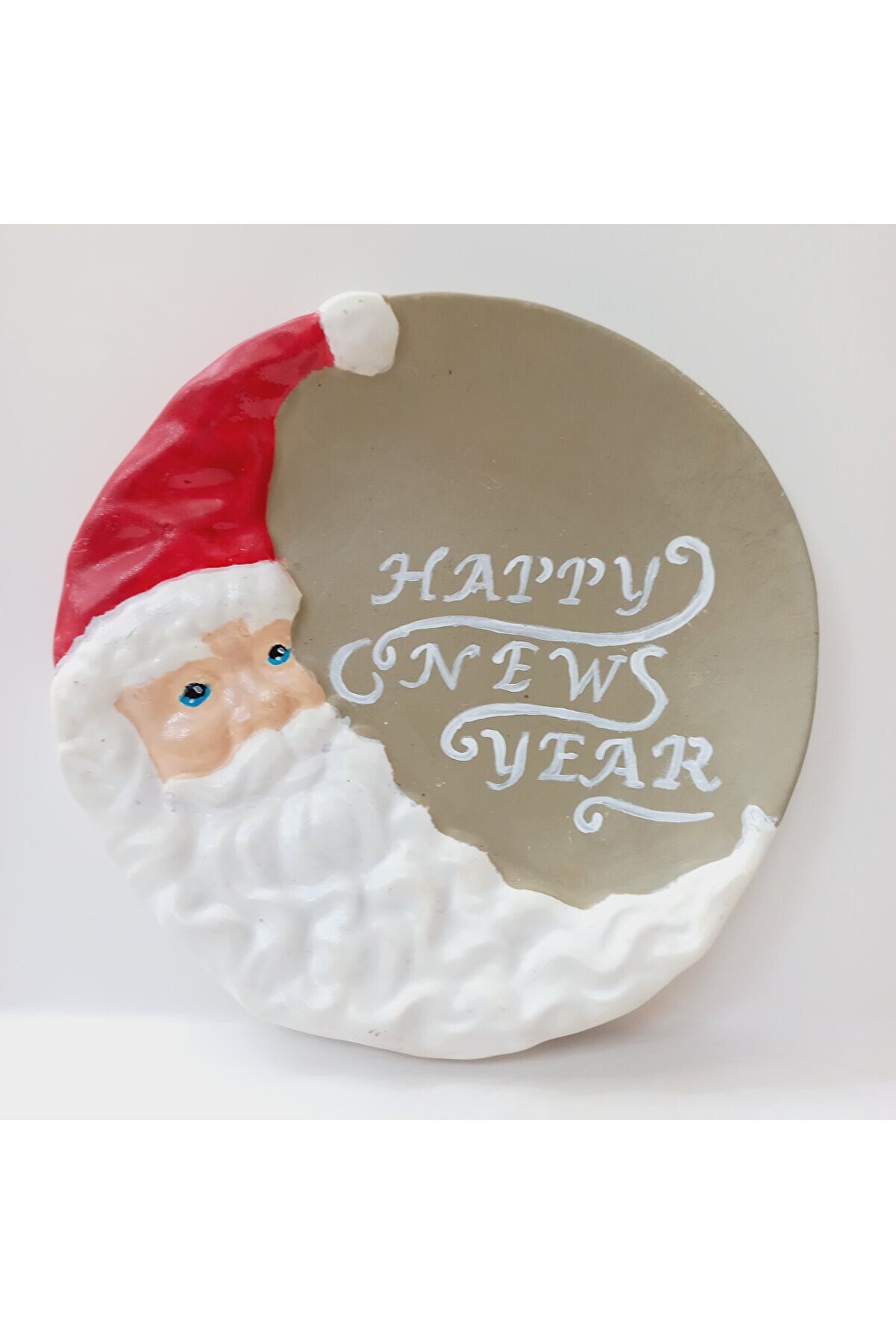 Kalıpcınızburada Noel  Baba  Duvar Süsü Si̇li̇kon Kalıp