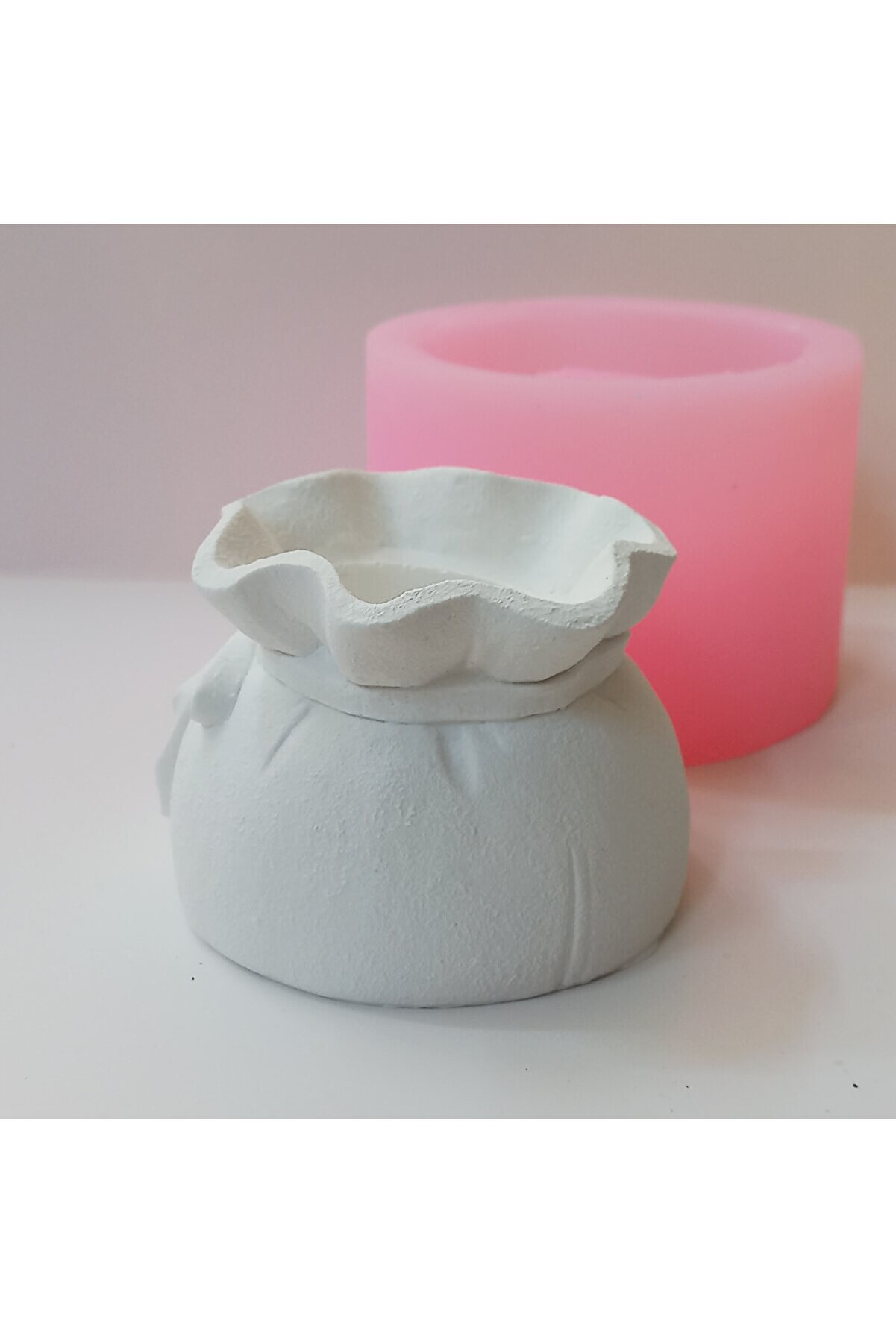 Kalıpcınızburada Noel Baba Bohça  Saksı  Si̇li̇kon Kalıp