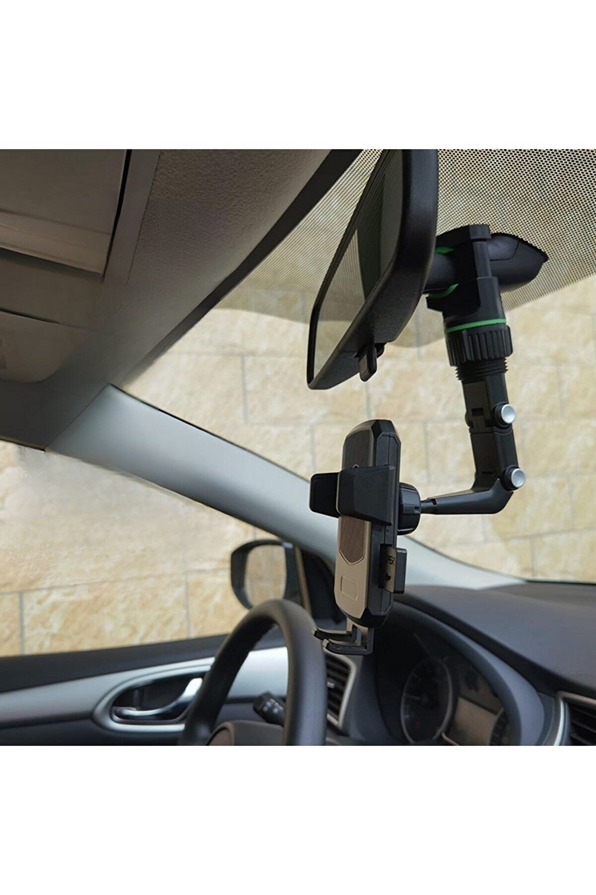 Ethab Ti̇caret &reg; Di̇ki̇z Aynasına Takılabi̇len Klemli̇ Telefon Tutucu Aparat