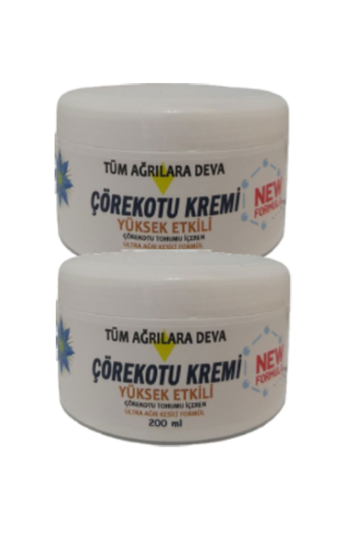 Eli̇t Vücut Agrıları İçi̇n Yüksek Etki̇li̇ Çörekotu Bakım Kremi̇ 200 Ml X 2 Adet