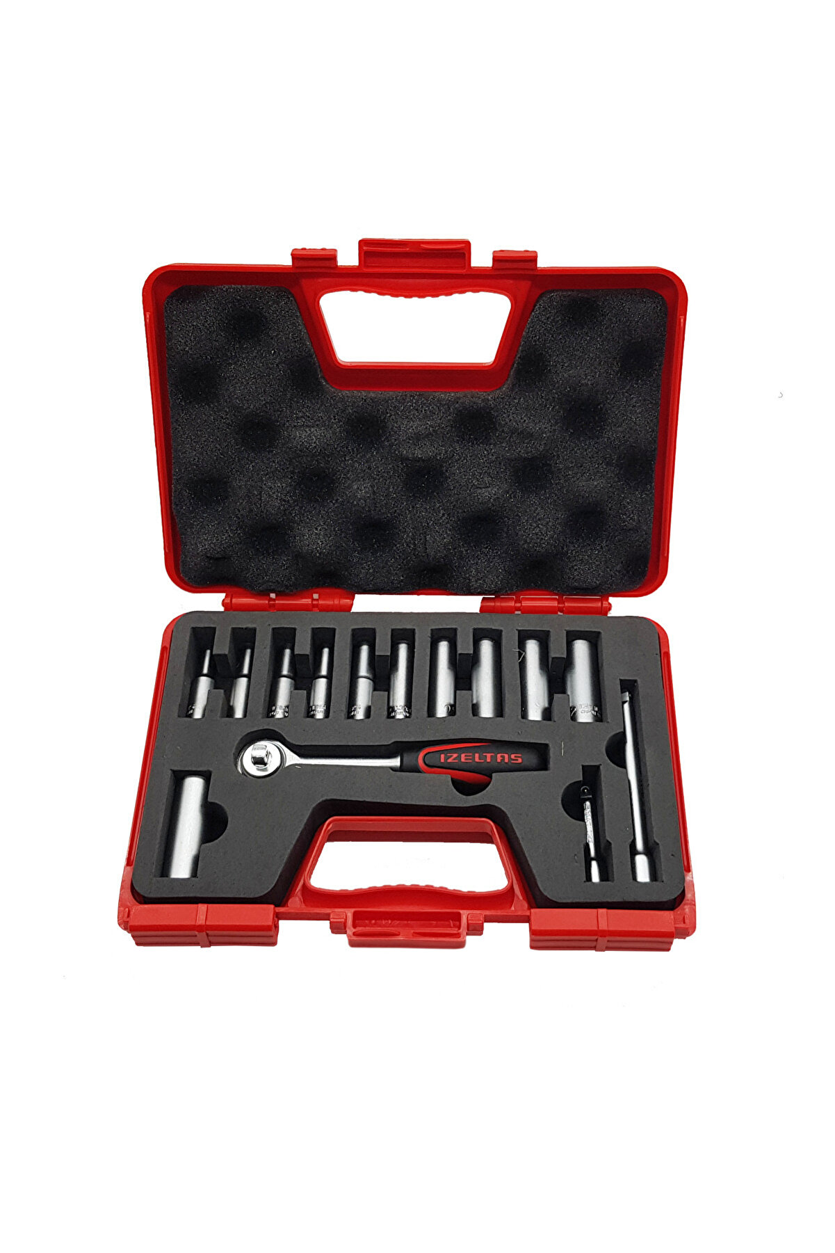 İzeltaş Deri̇n Lokma Anahtar Takımı 1/4 İnç 14 Parça Okan Hırdavat