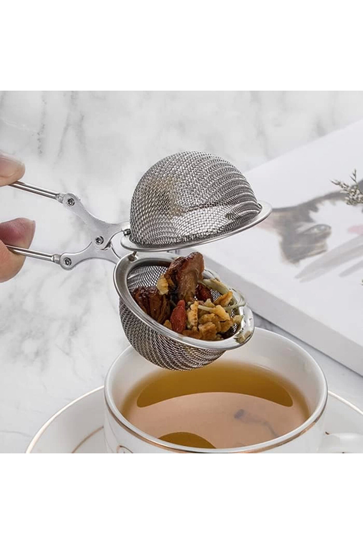 Bi̇tki̇ Çayı Demleme Süzgeci̇ ( Li̇si̇nya )