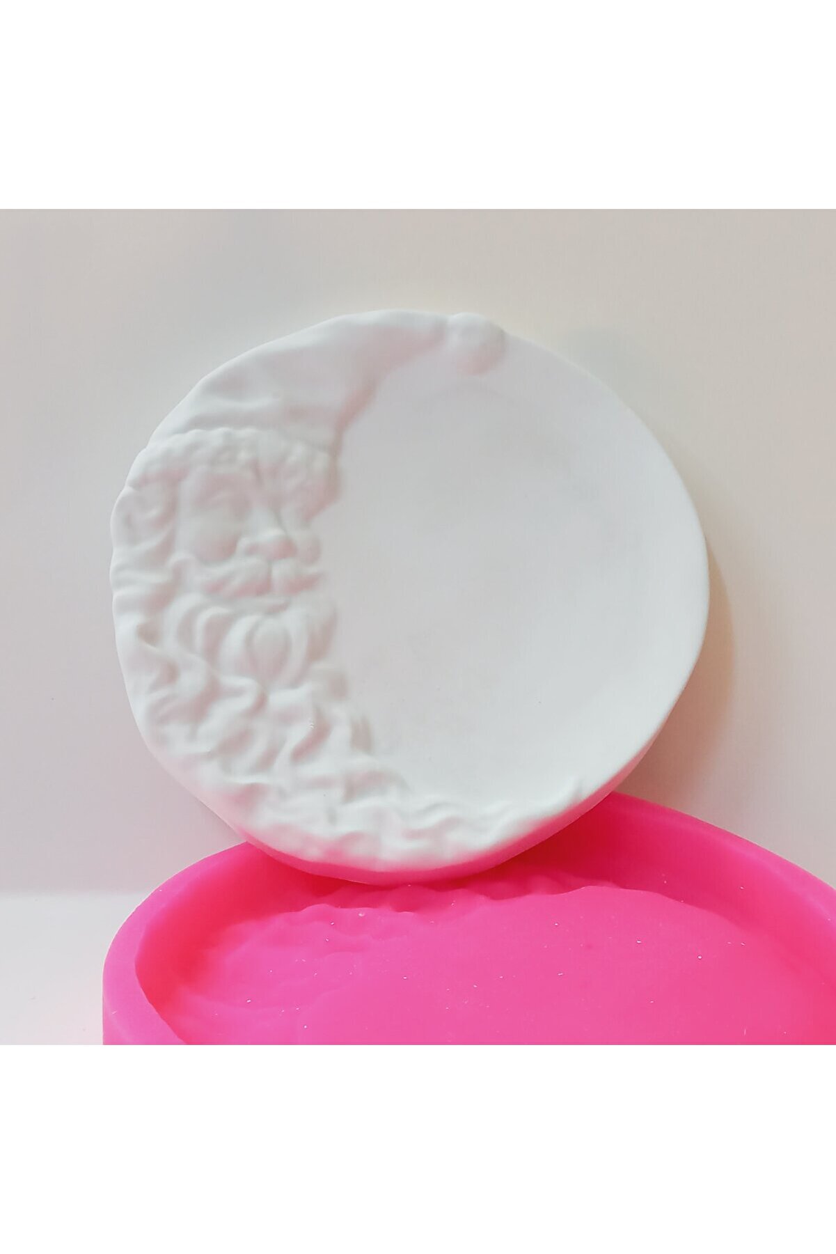 Kalıpcınızburada Noel  Baba  Duvar Süsü Si̇li̇kon Kalıp