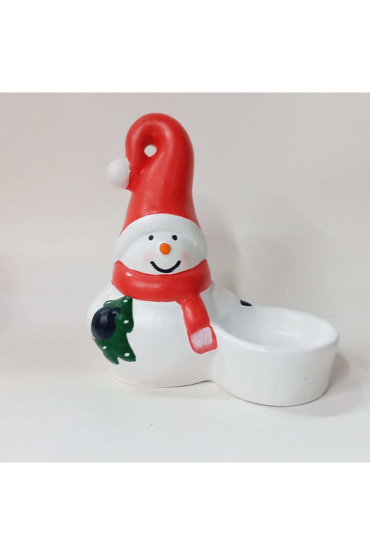 Kalıpcınızburada Kardan Adam Teali̇ght  Mumluk - K7536