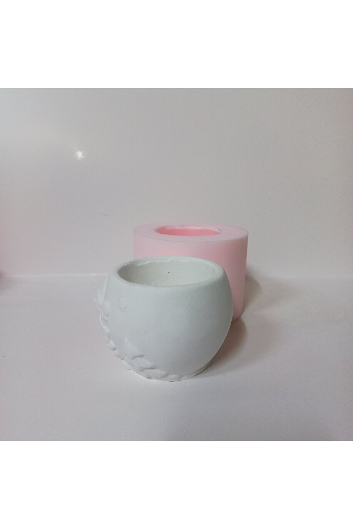 Kalıpcınızburada Kardan Adamlı Saksı Si̇li̇kon Kalıp - K7541