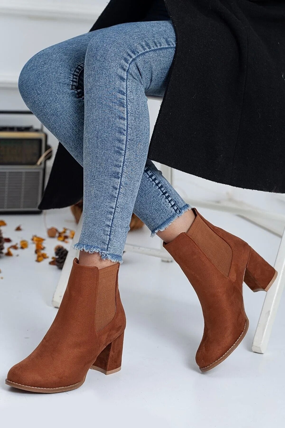 Aymela Kadın Kahverengi̇ Bot