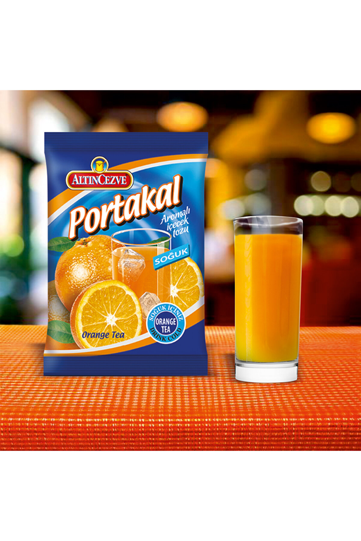 Portakal Içecek Tozu - Soğuk 450 Gr | Li̇monata Maki̇neleri̇ Içi̇n Uygundur