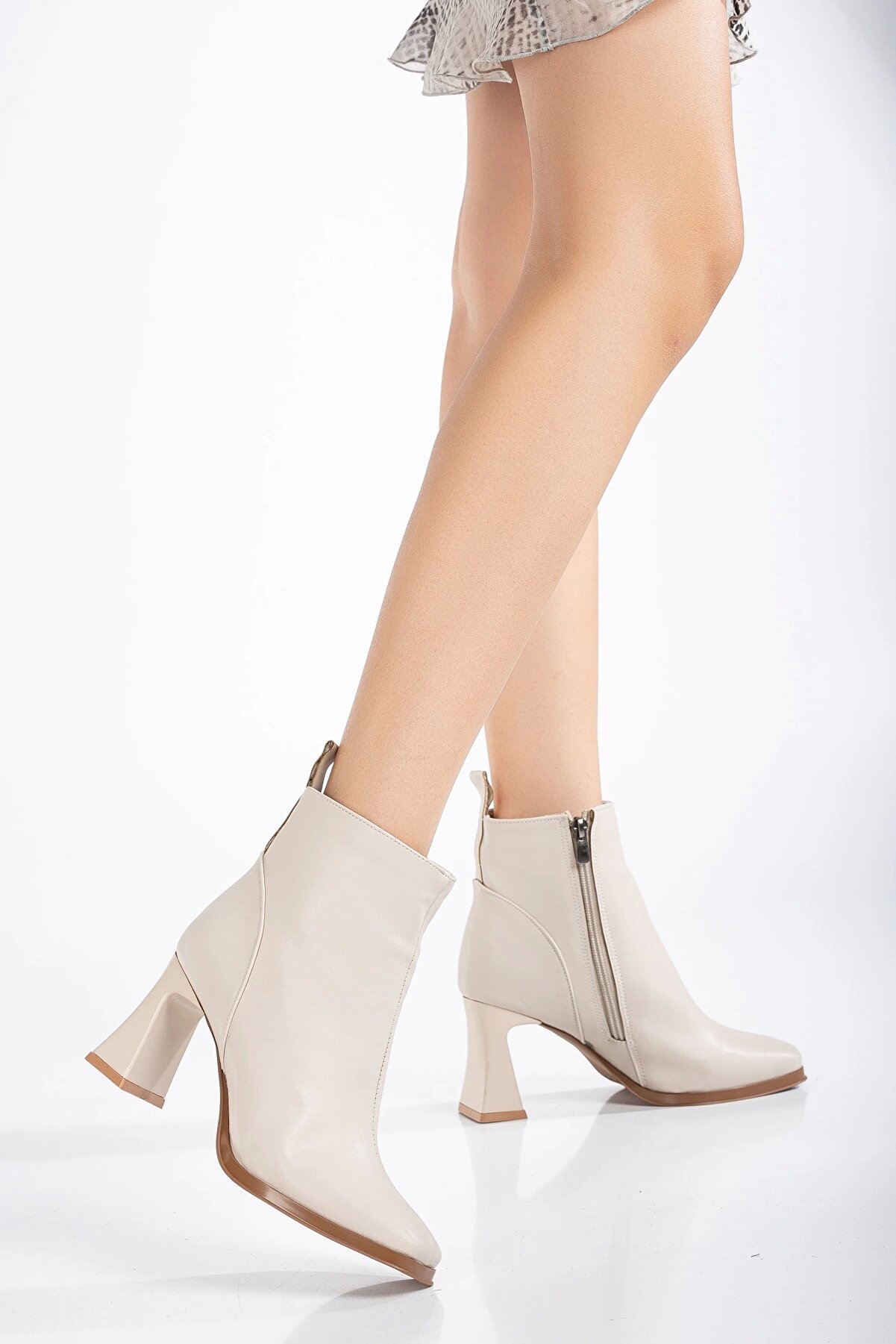 Gult Kadın 8 Cm Topuklu Özel Bot