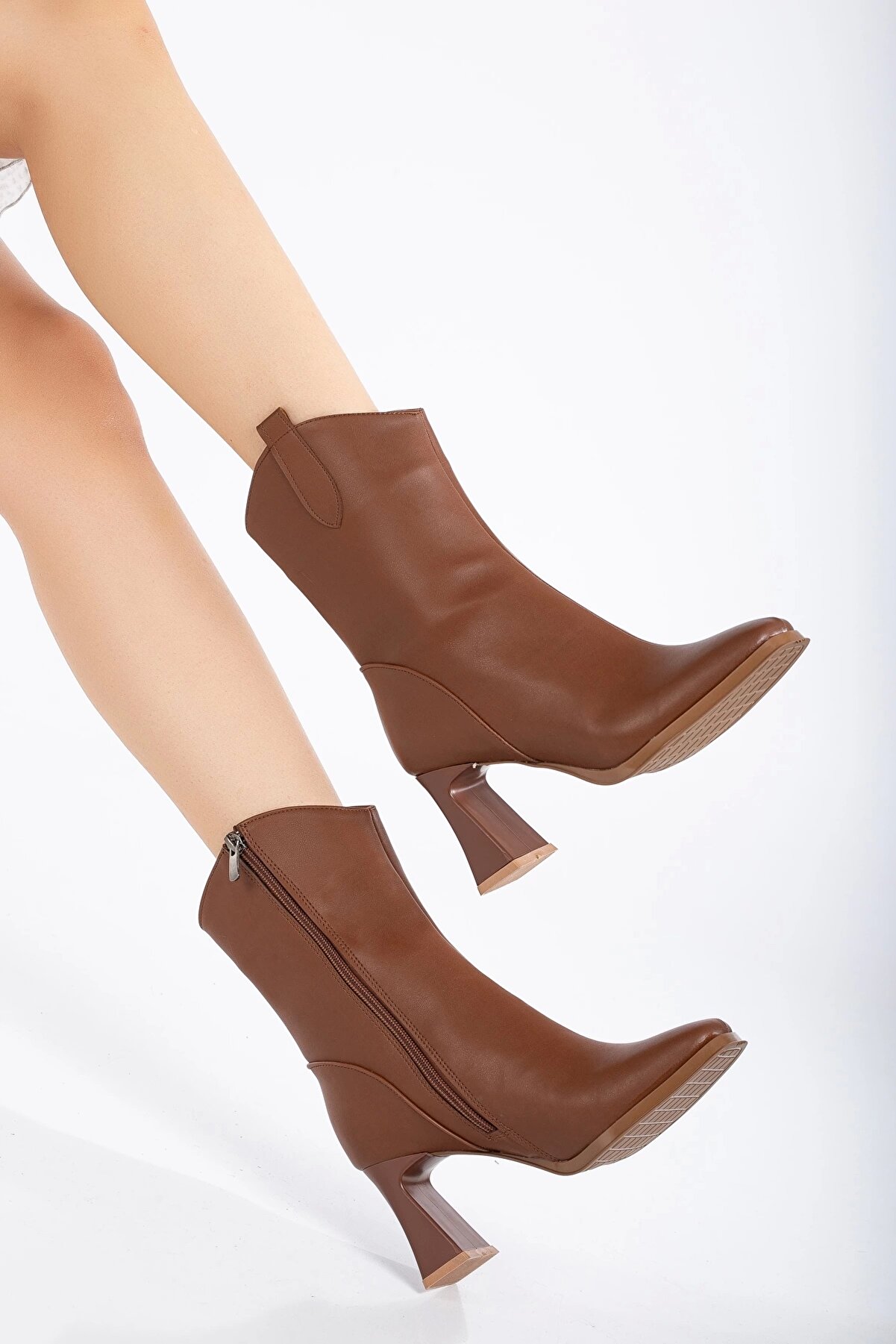 Gult Kadın 8 Cm Topuklu Özel Uzun Bot