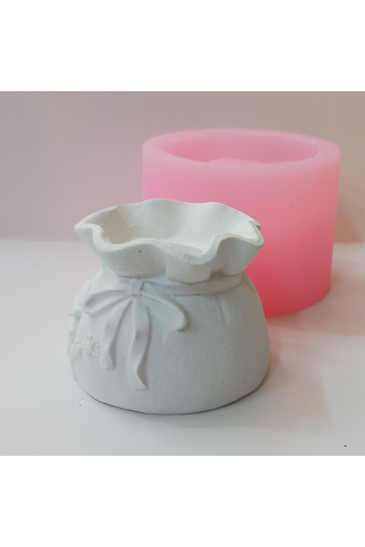 Kalıpcınızburada Noel Baba Bohça  Saksı  Si̇li̇kon Kalıp